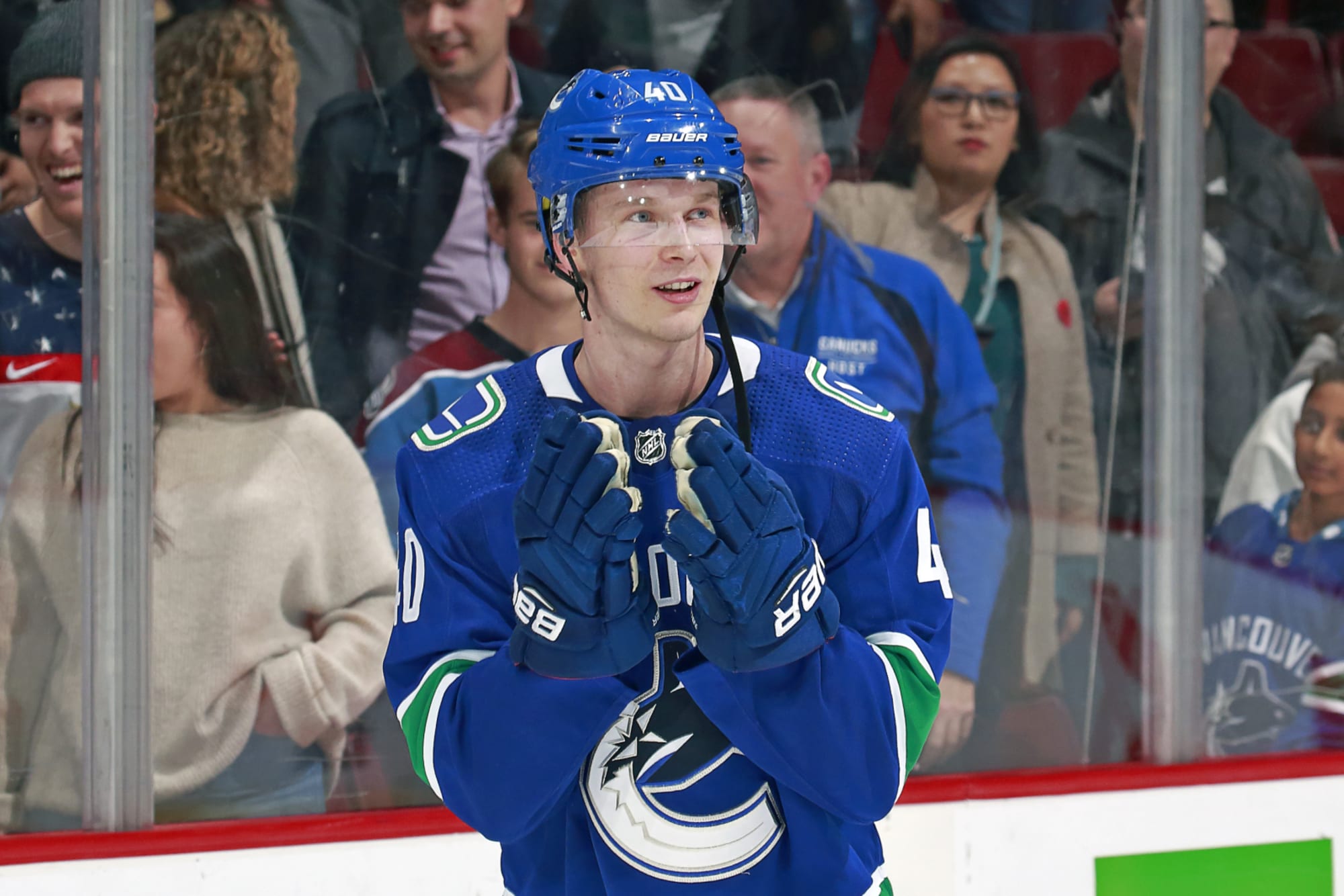 Canucks' Elias Pettersson on growing up, adding weight and