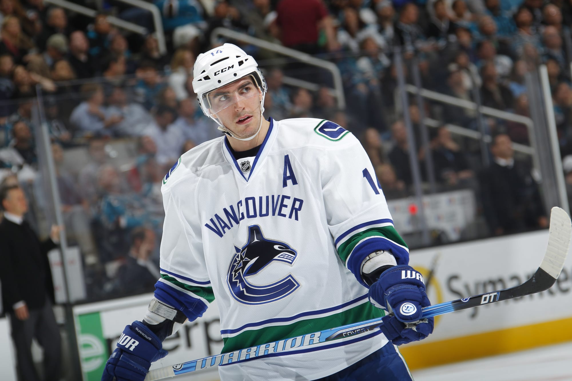 Vancouver Canucks Alexandre Burrows 40th Anniversary Throwback NHL