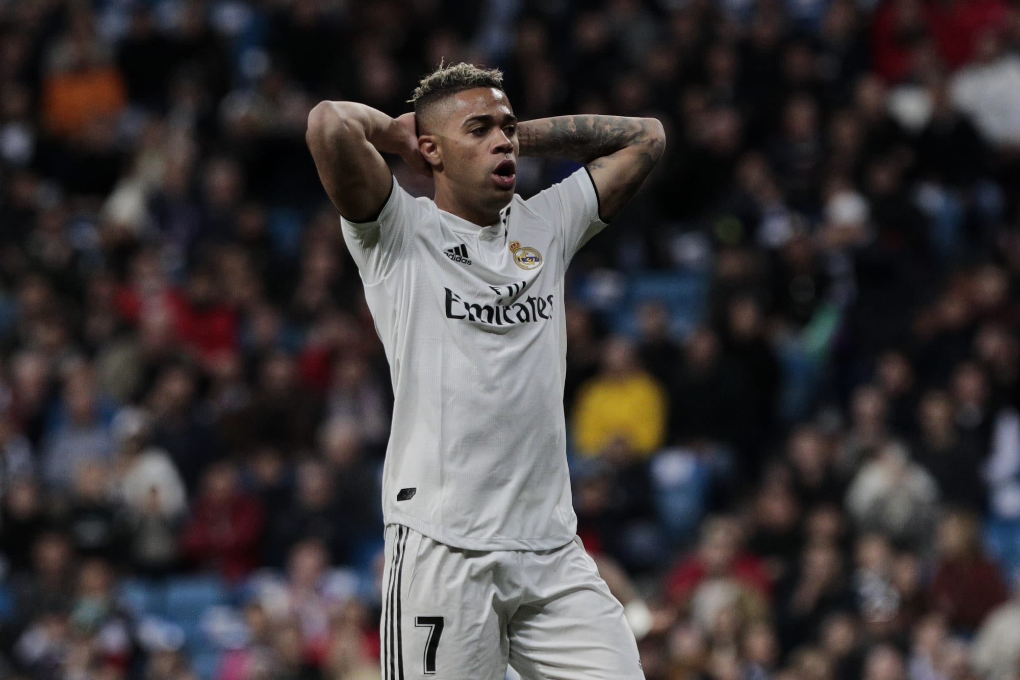 Real Madrid's Mariano Diaz feels 'enormous responsibility' of No
