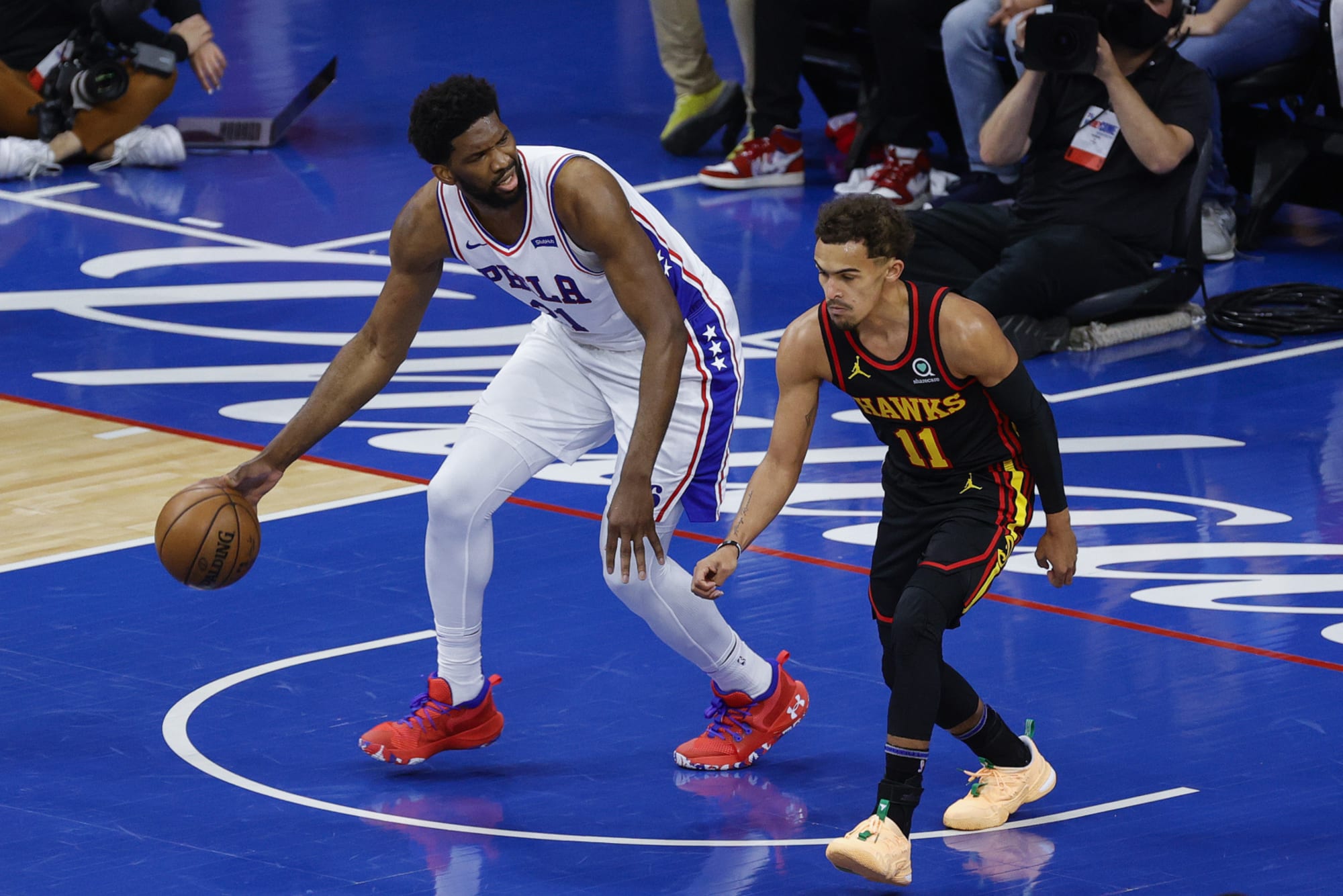 The Sporting News on X: Ben Simmons attempted 3 total shots in the 4th  quarter in the entire 7-game series vs. the Hawks.   / X