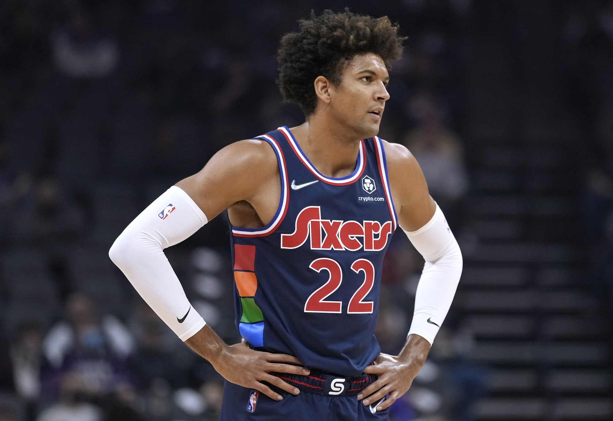 Matisse Thybulle inspired by his father to wear 'Vote' on his jersey