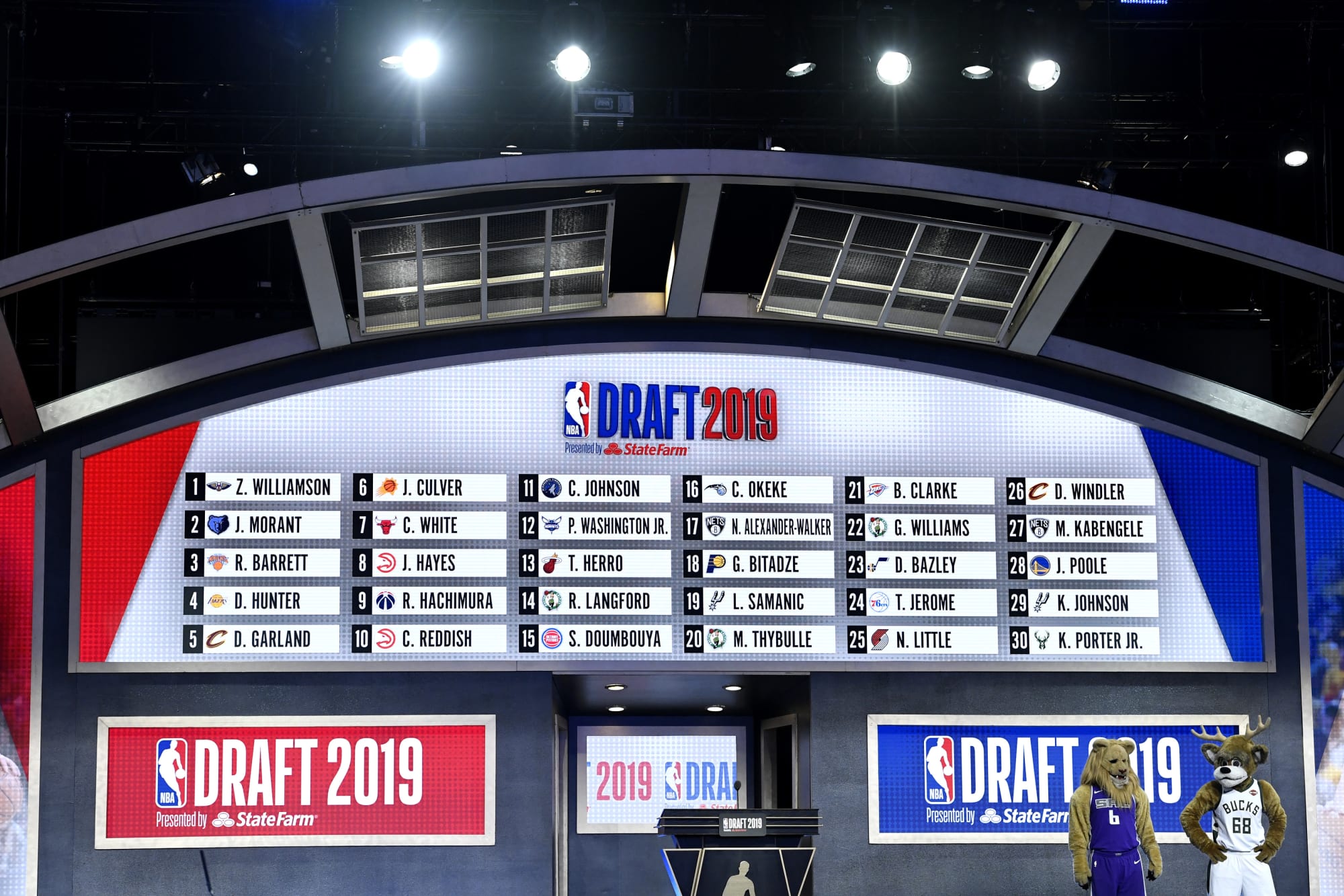 2020 Nba Draft Order A Look At All 60 Picks On Draft Night