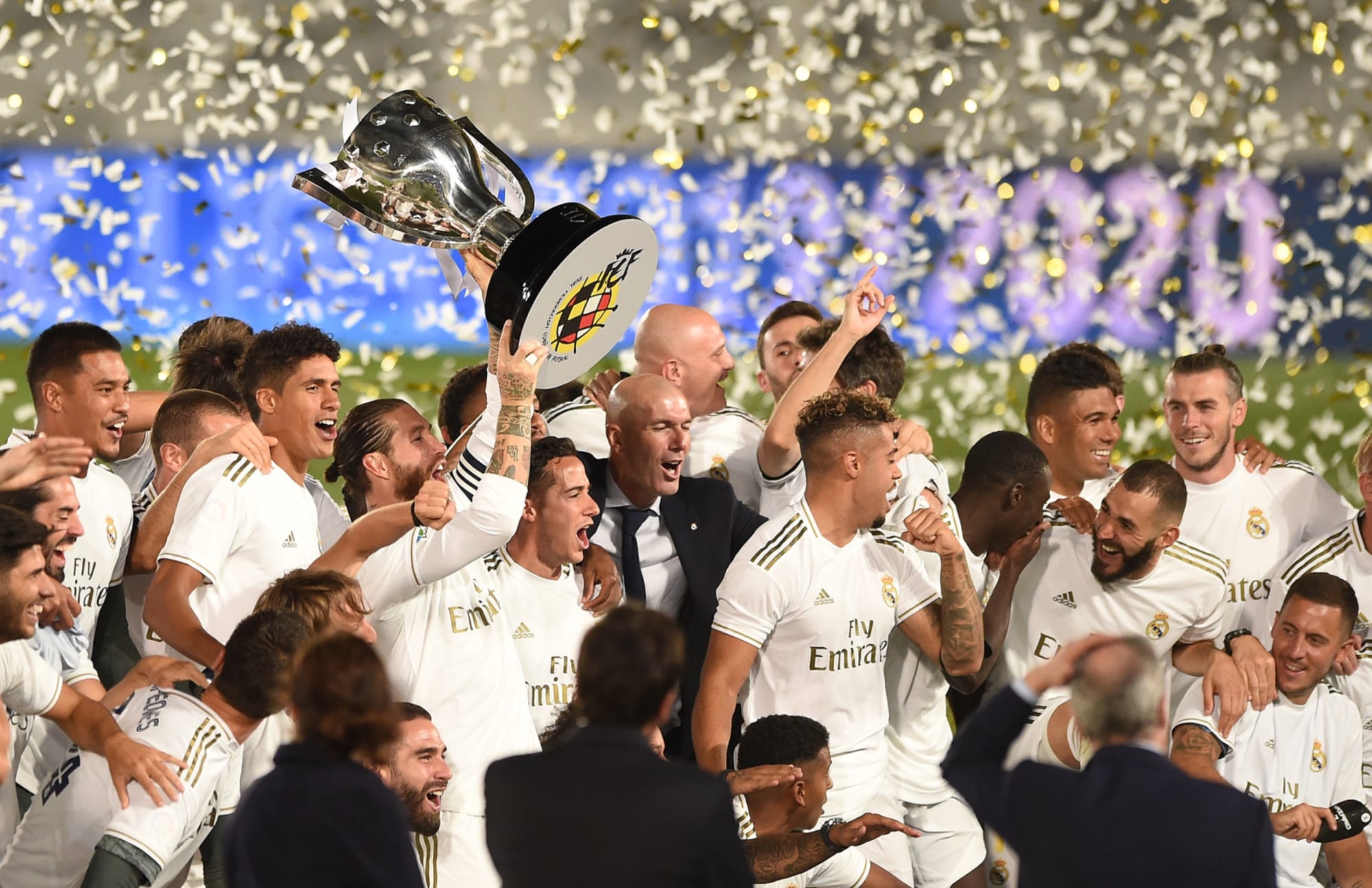 Bedrag alene døråbning Real Madrid confirmed Spanish La Liga champions post-COVID-19