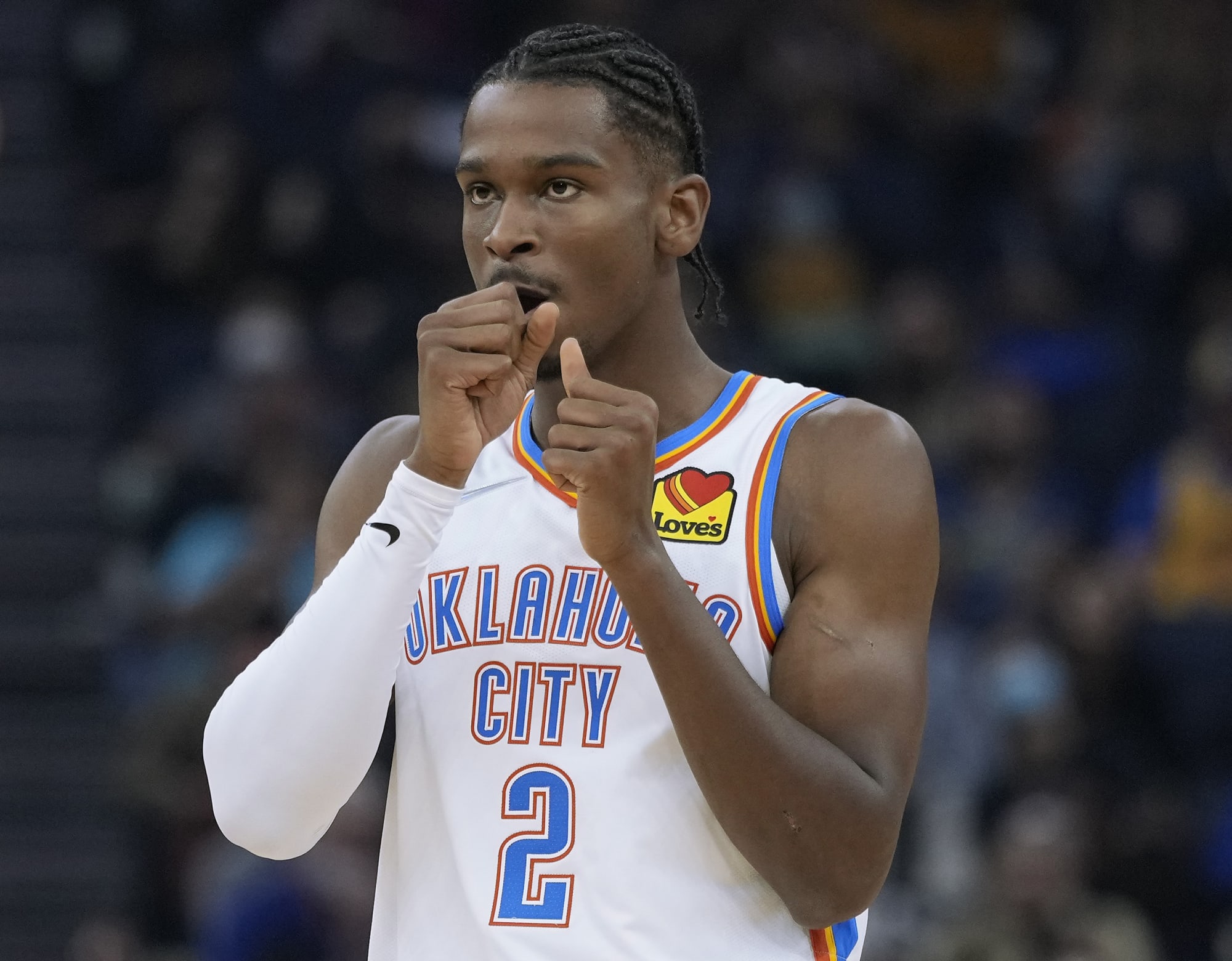 OKC Thunder: Shai Gilgeous-Alexander releasing his chase the drip