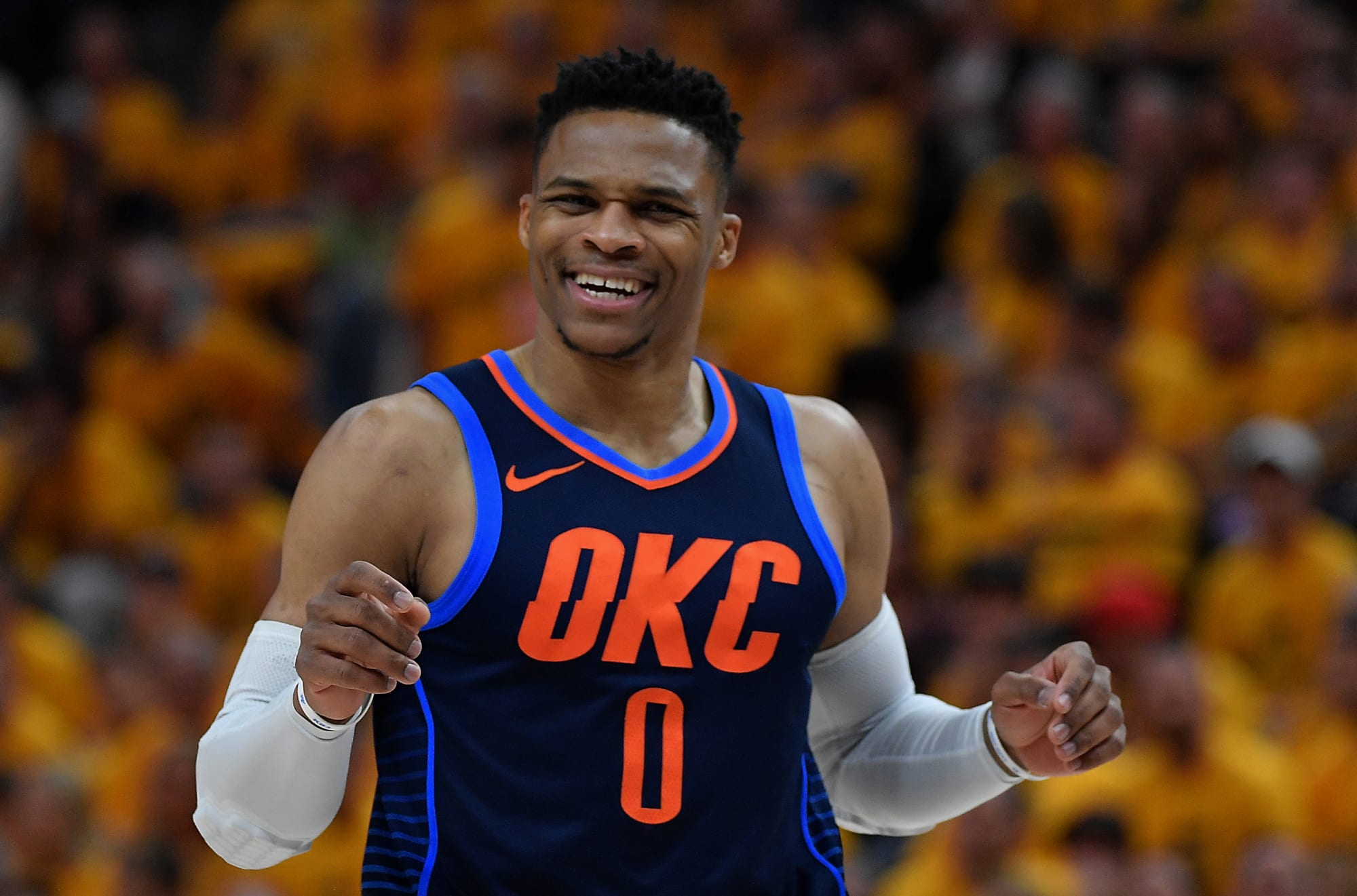2018 NBA Assists Leader Oklahoma City Thunder Russell Westbrook Jersey –  FibaManiac