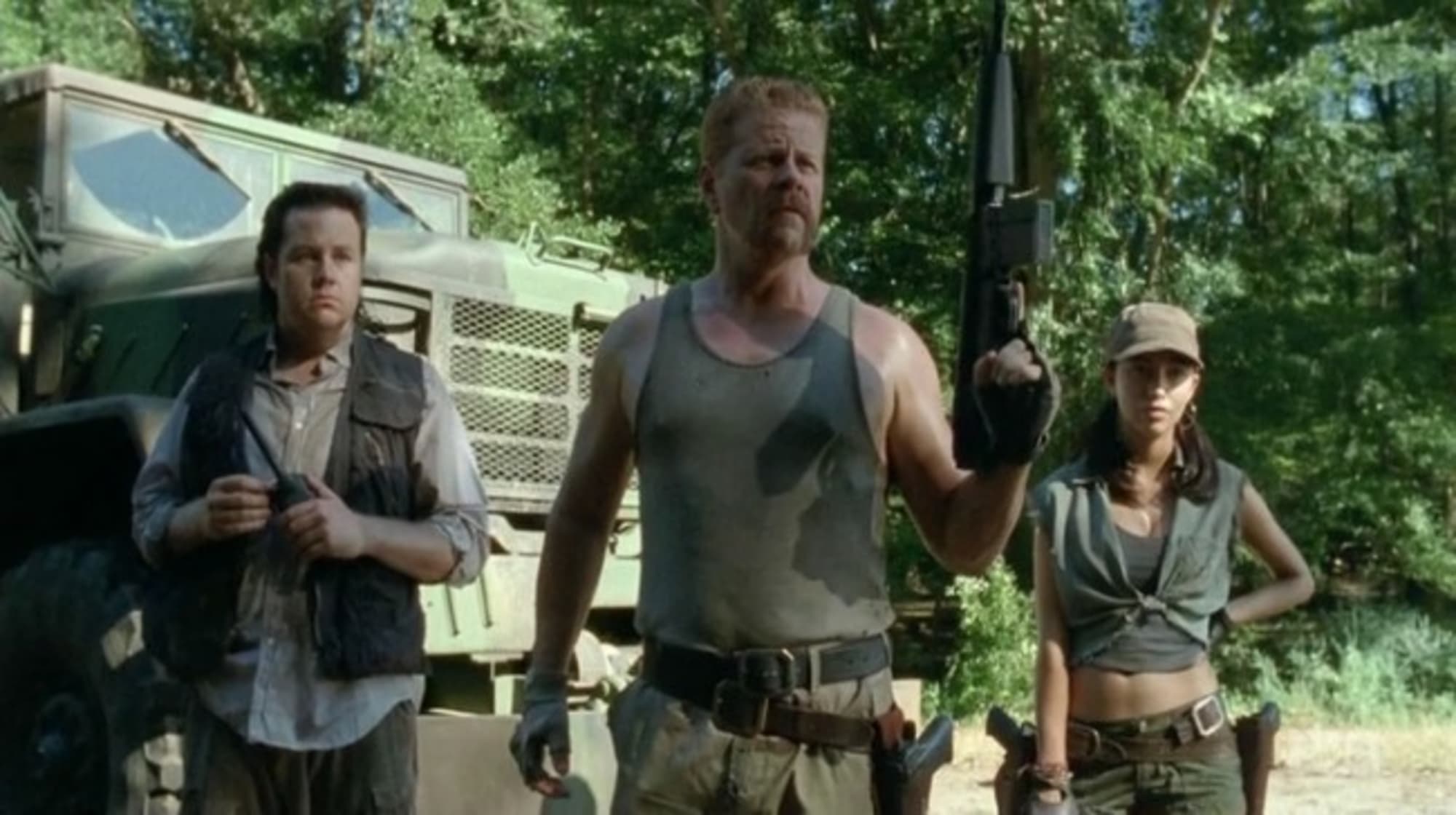 Great Character Introductions on The Walking Dead: Abraham's Army