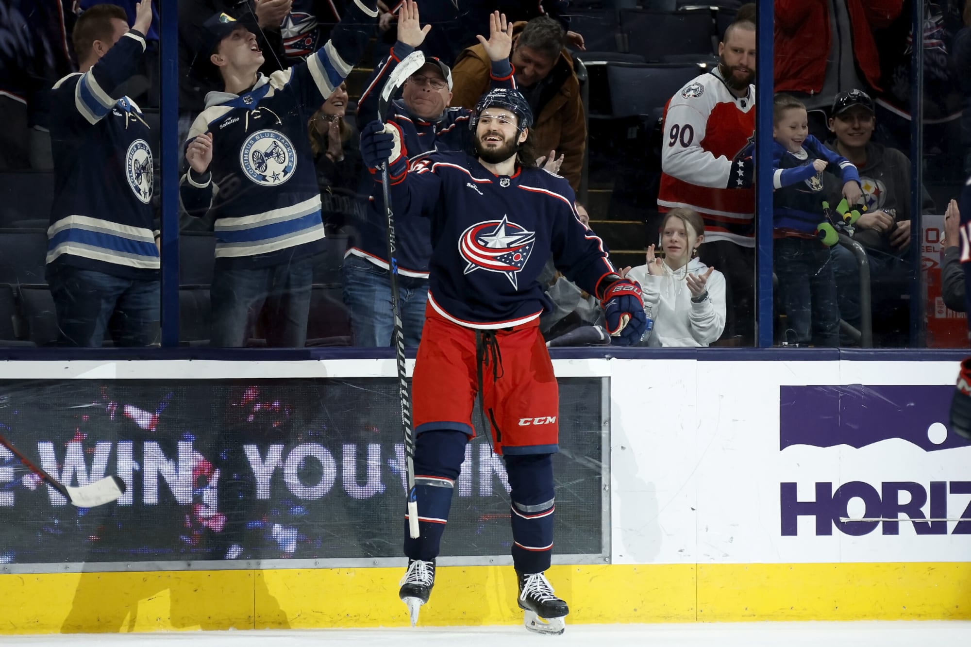 Kirill Marchenko hat trick for Blue Jackets against Hurricanes