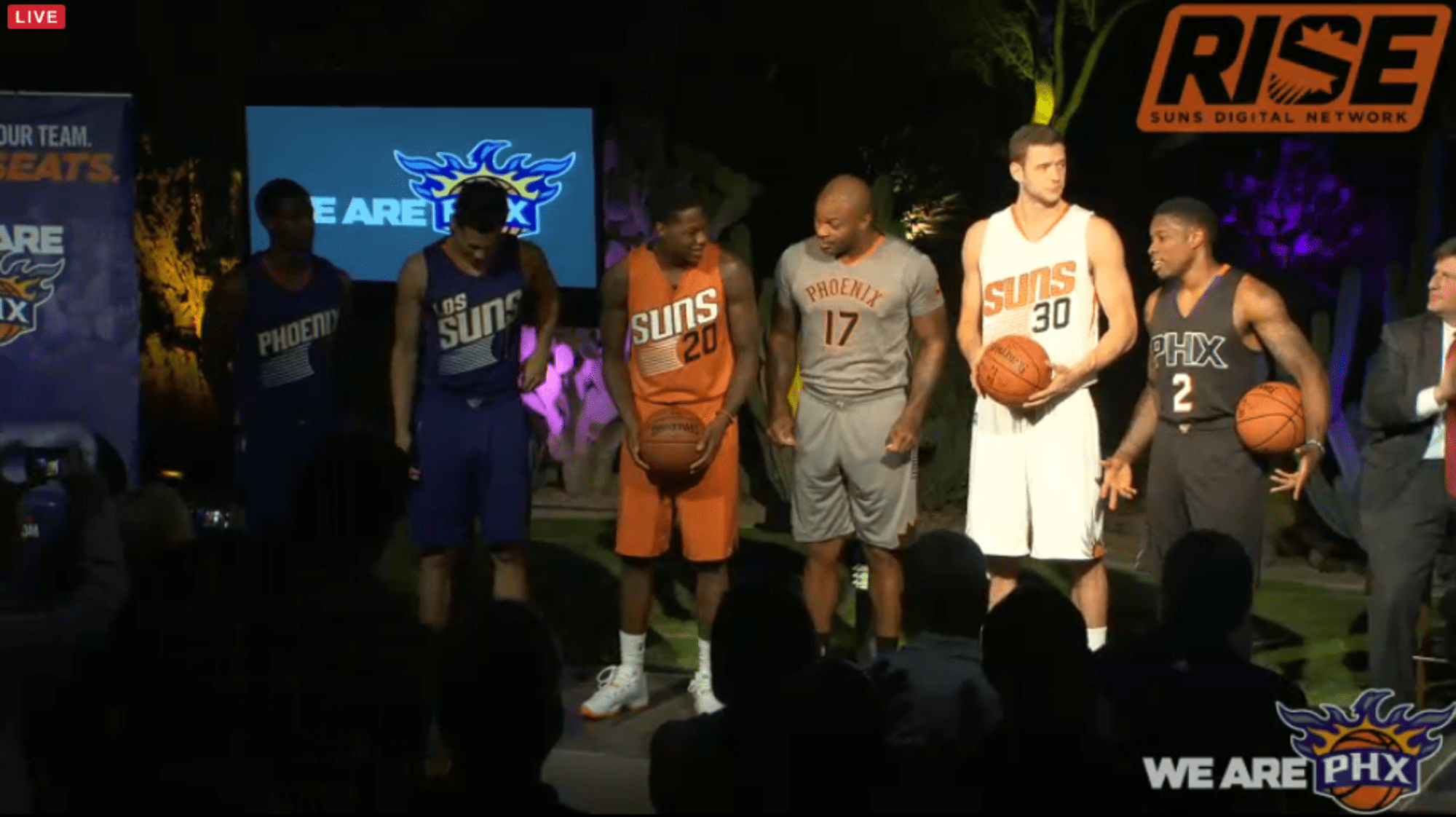 Phoenix Suns unveil new alternate jersey, slogan, court