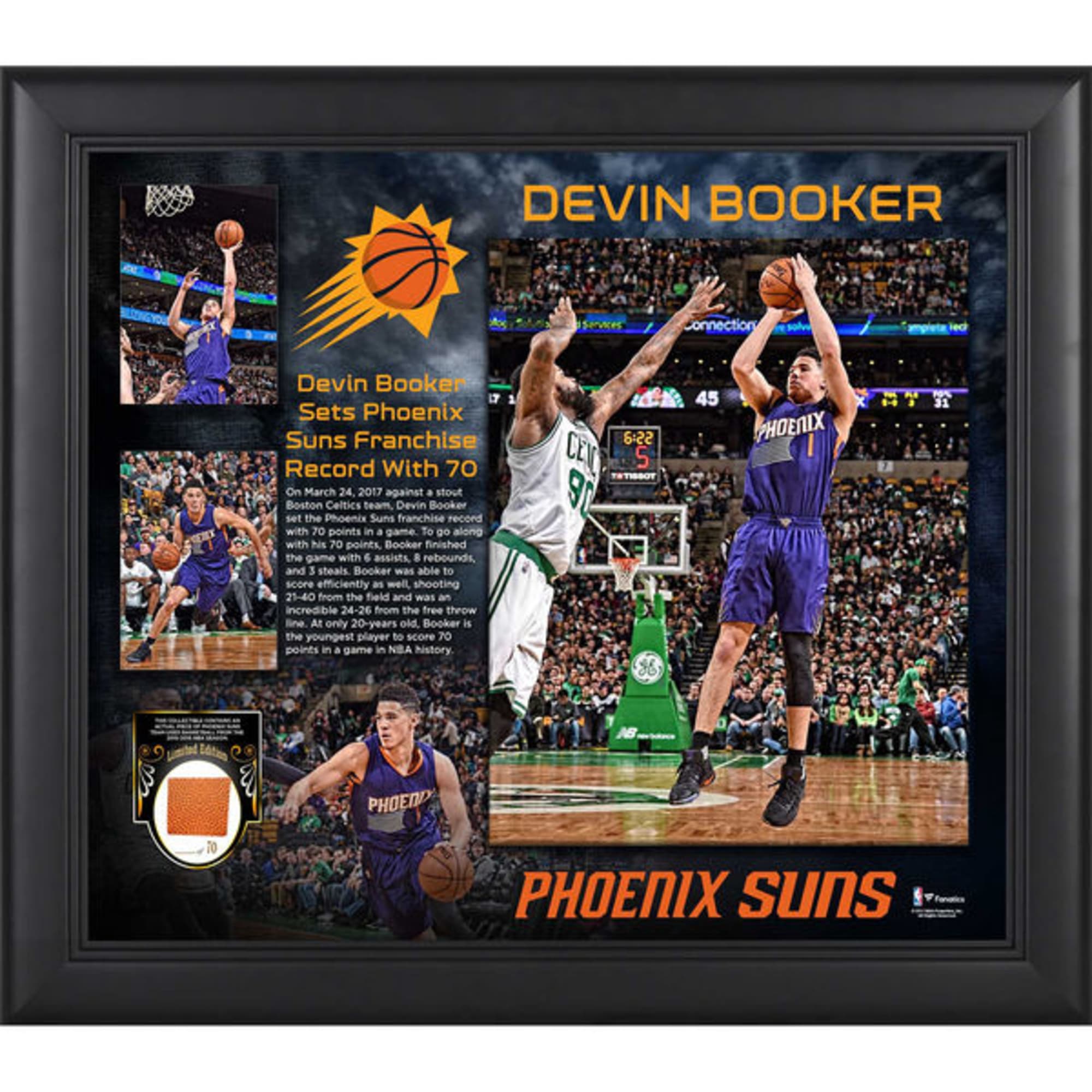 1-Devin Booker Phoenix Suns 2018-19 Swingman Jersey – City Edition