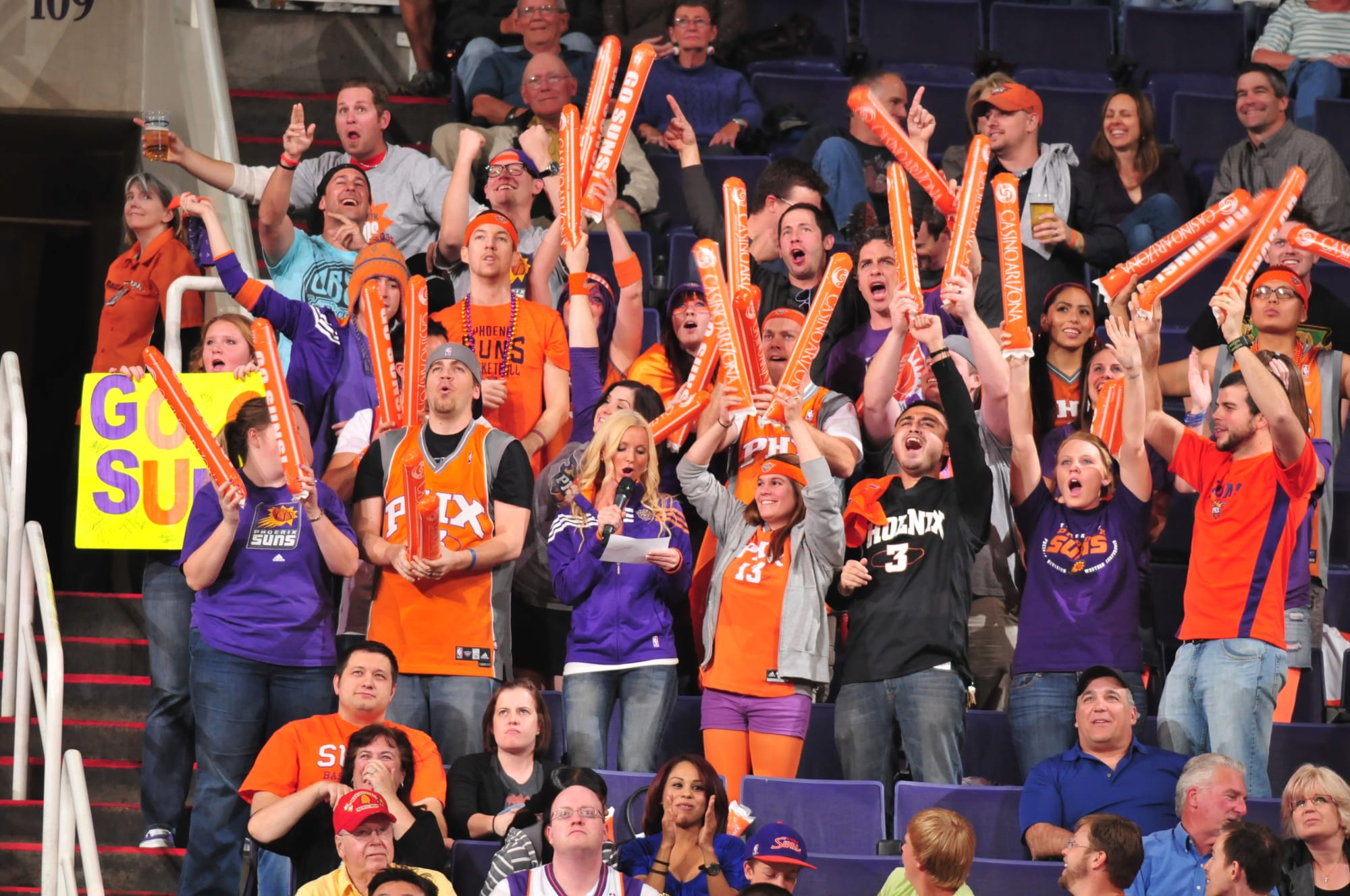 The racial demographics of Suns fans