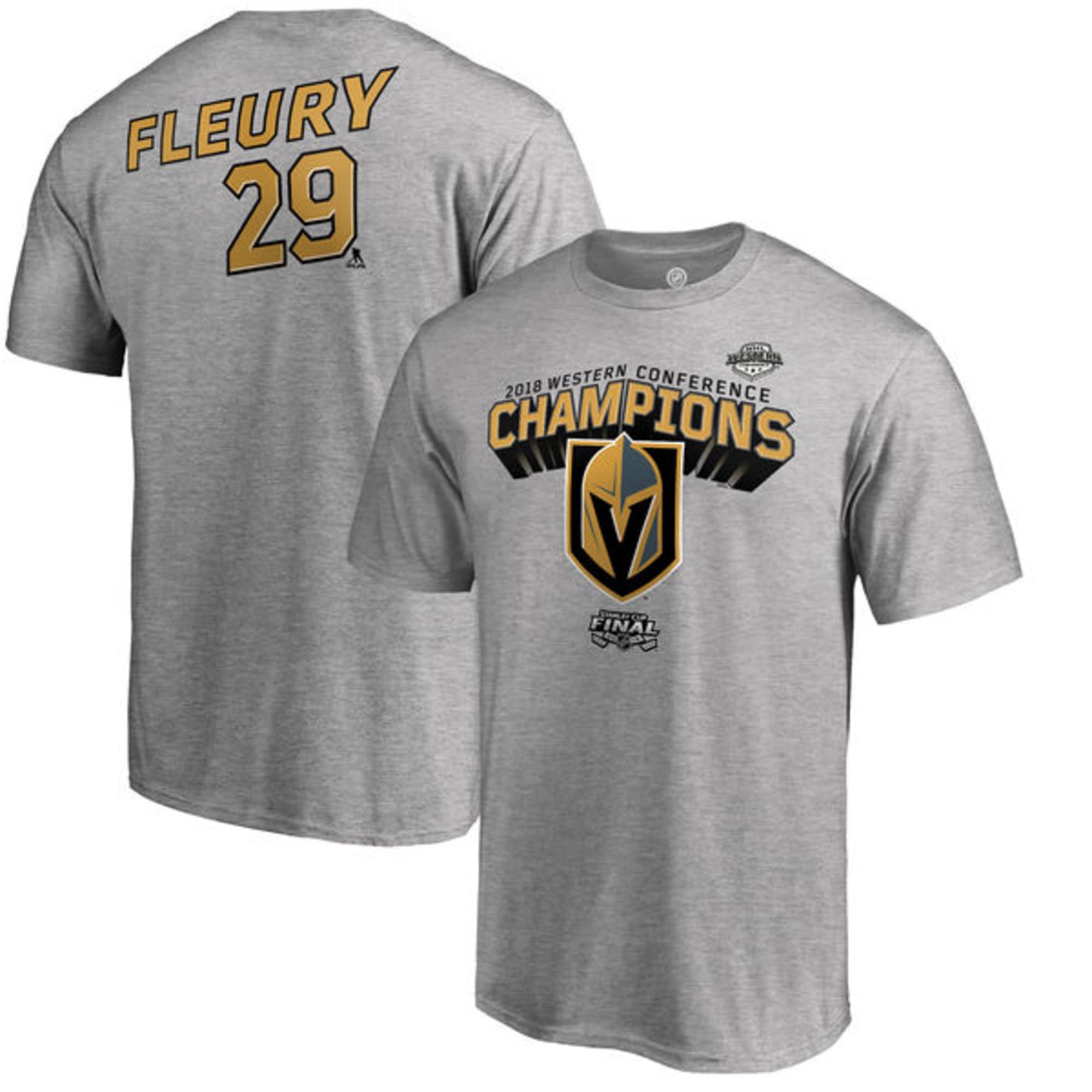 Vegas Golden Knights Western Conference Champs Gray Tee – Vegas