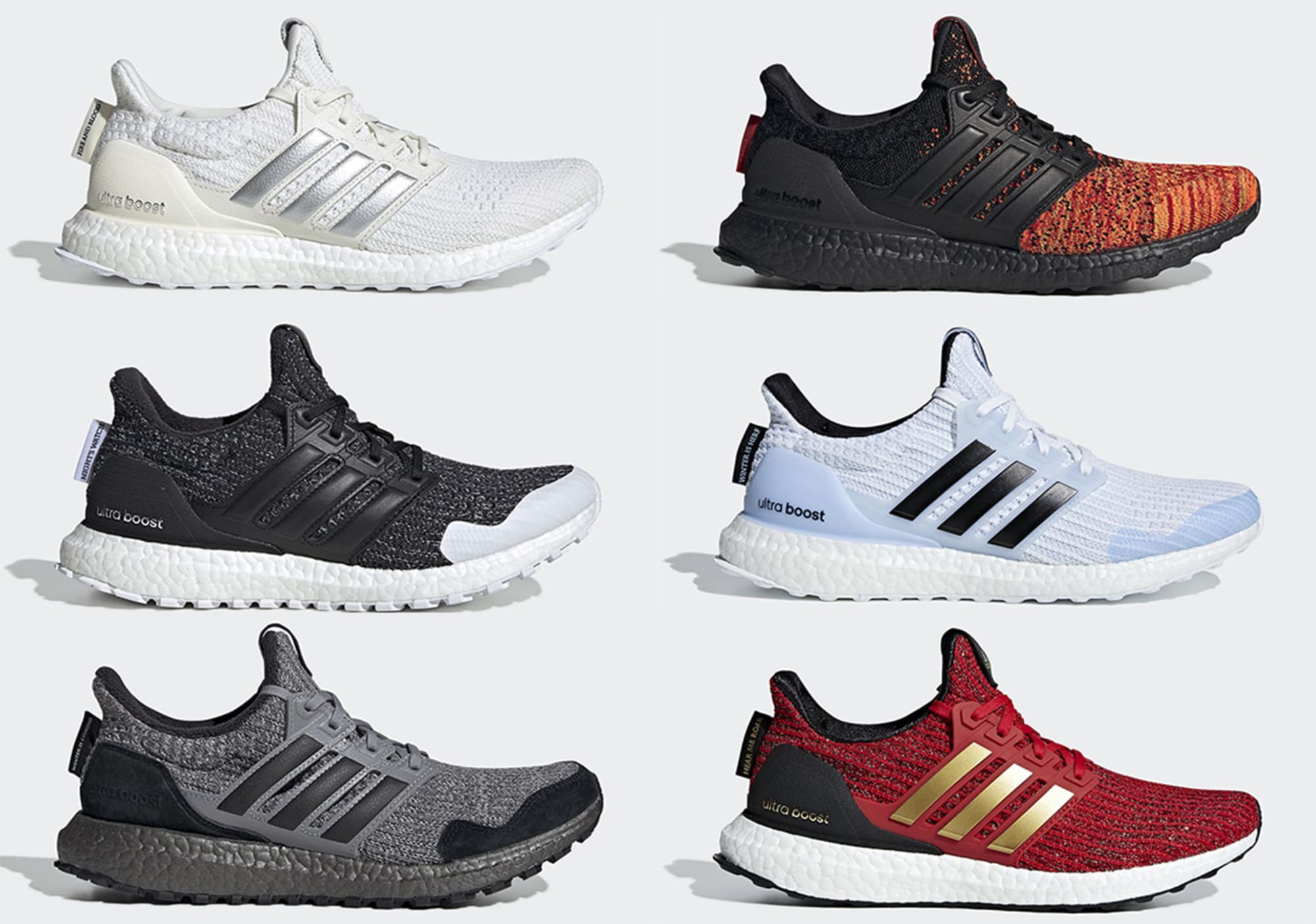 Adidas reveals full Game of Thrones sneaker collection