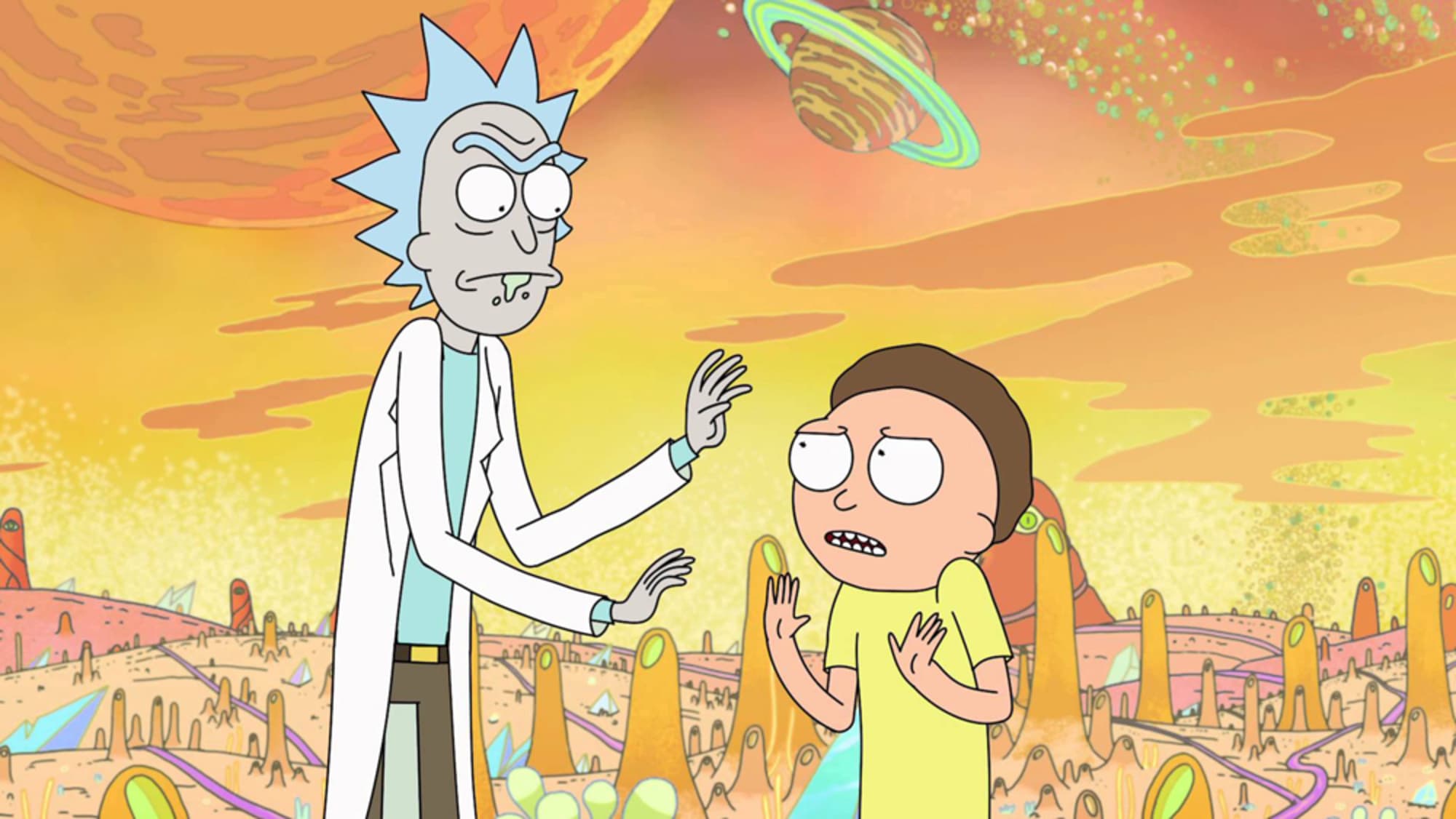 ScreenTime on X: Rick and Morty Season 7 premieres on Adult Swim Oct 15   / X