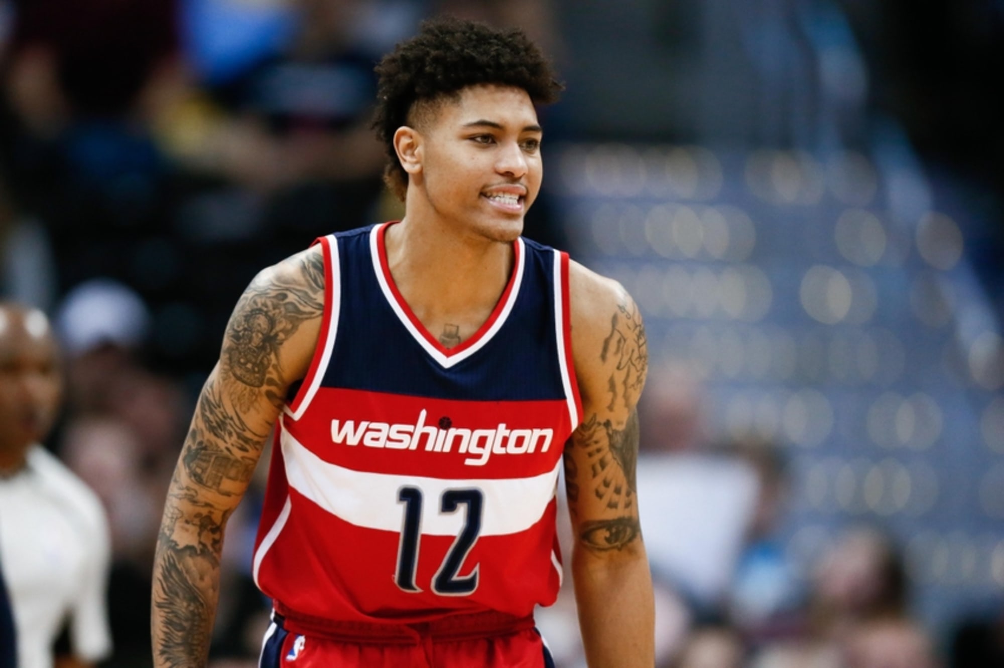 Kelly Oubre Jr. #12 of the Washington Wizards poses for a portrait