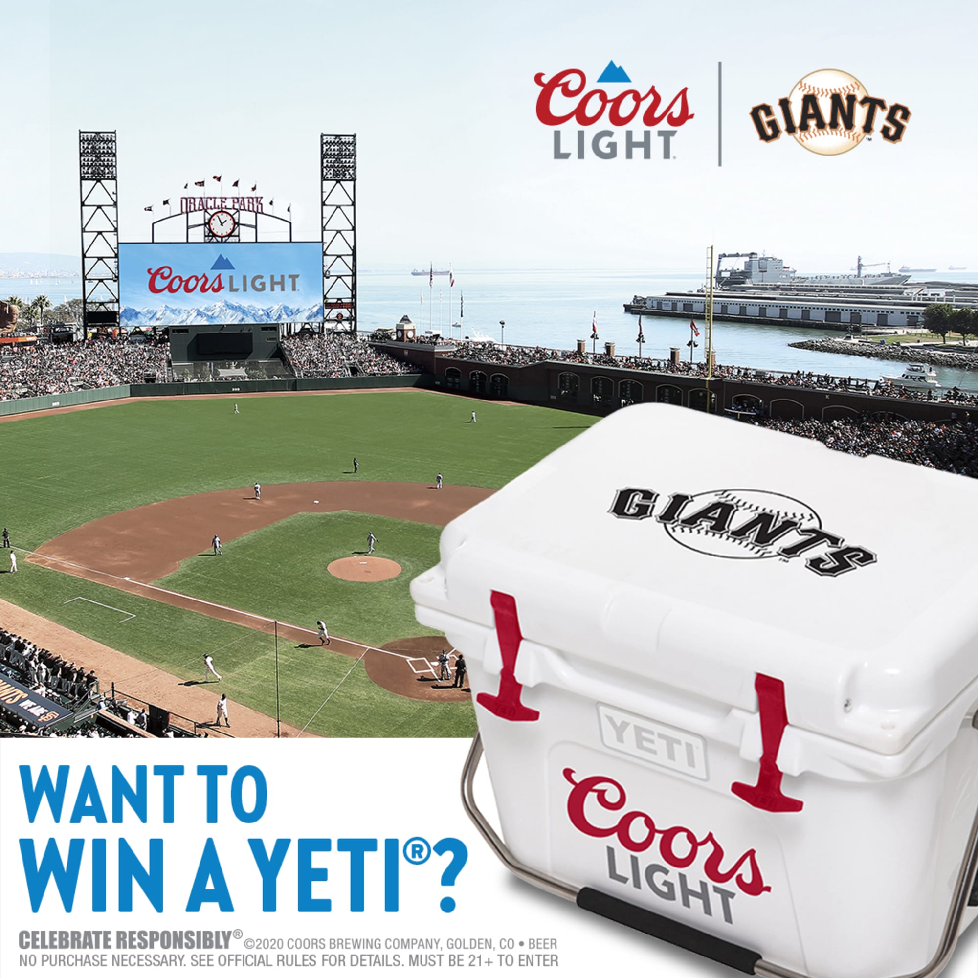 San Francisco Giants, YETI, and Coors Light Team Up For Giveaway