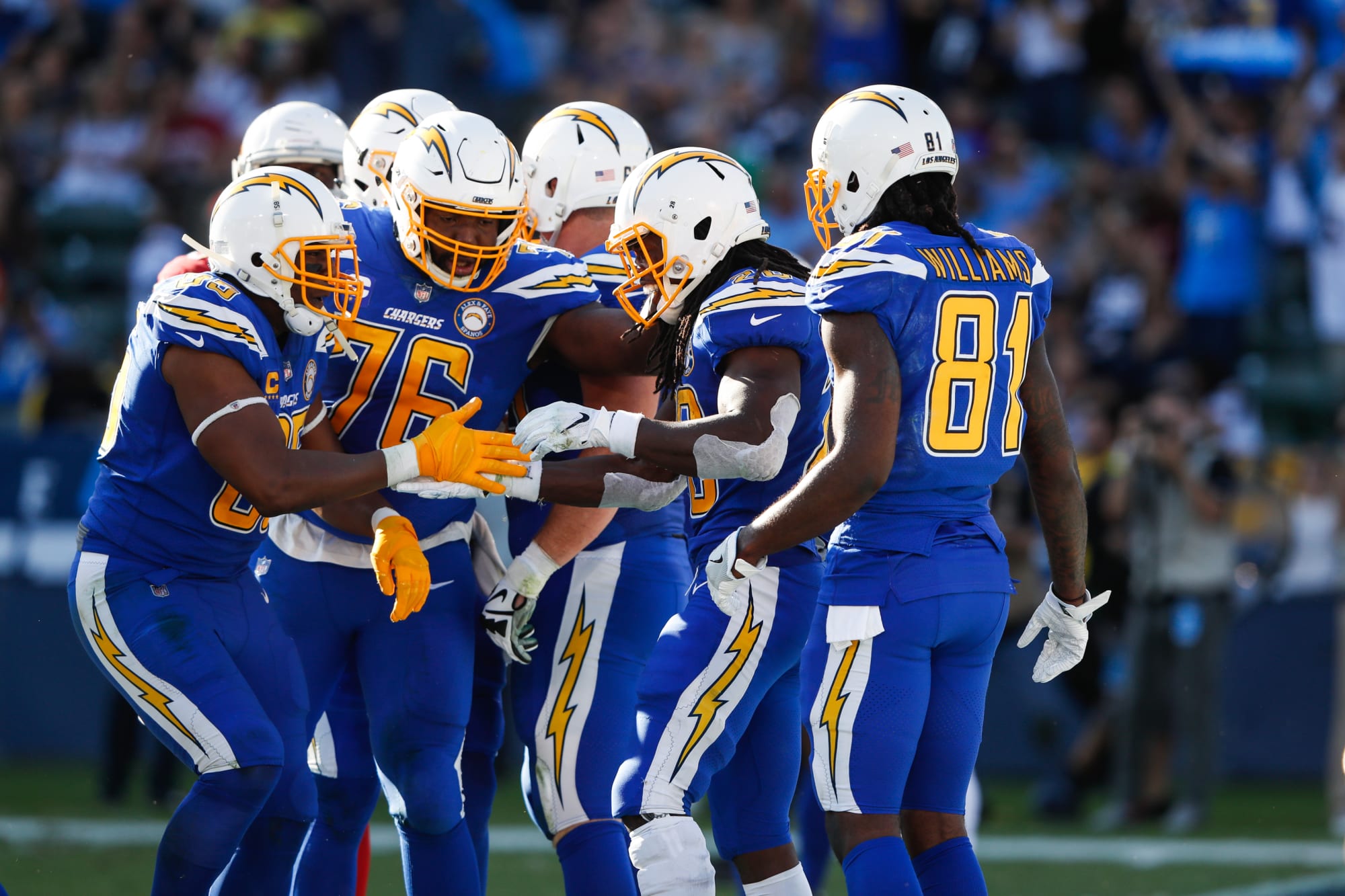 Los Angeles Chargers The state of the team's offensive line