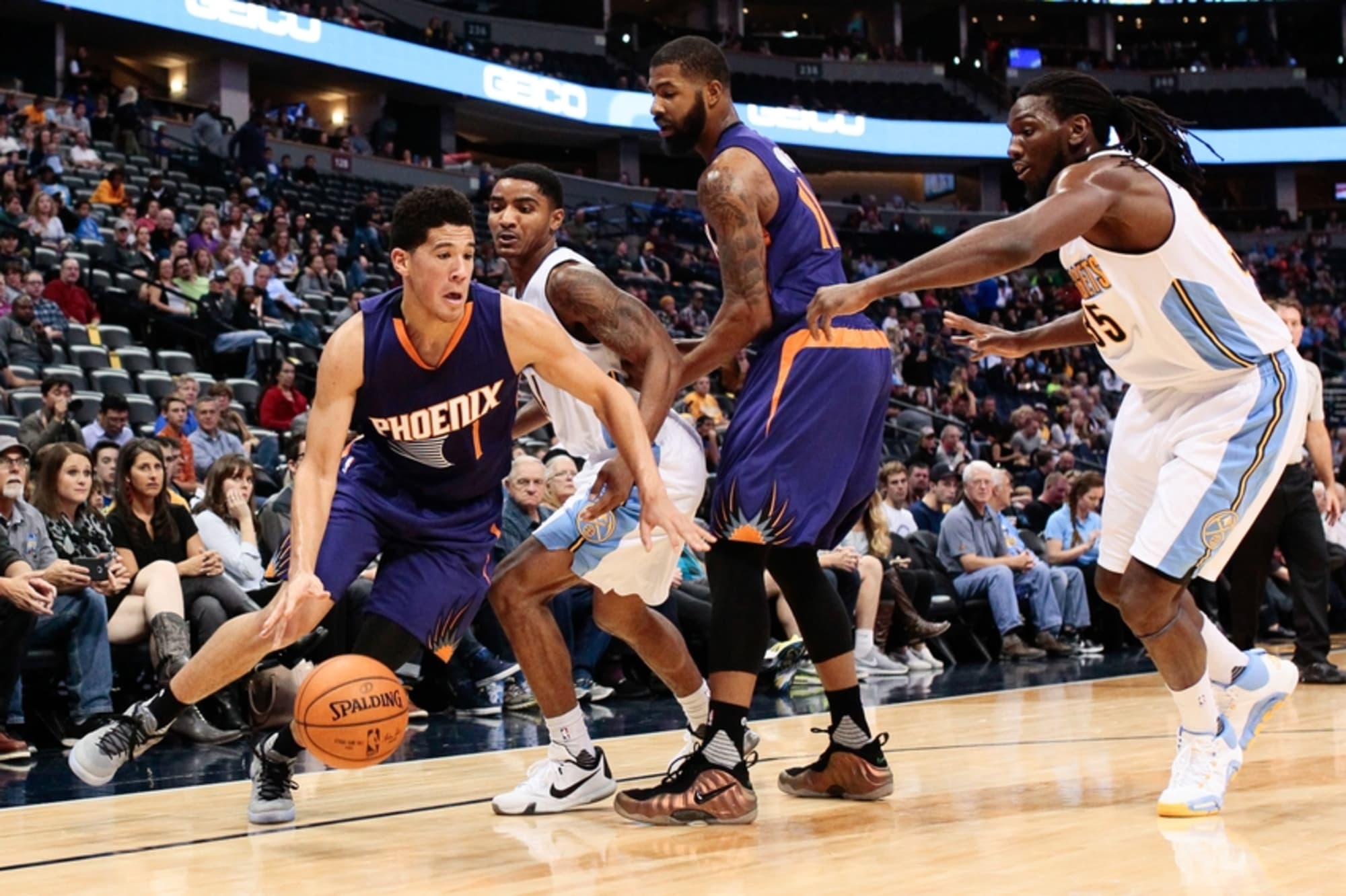 nuggets suns over under