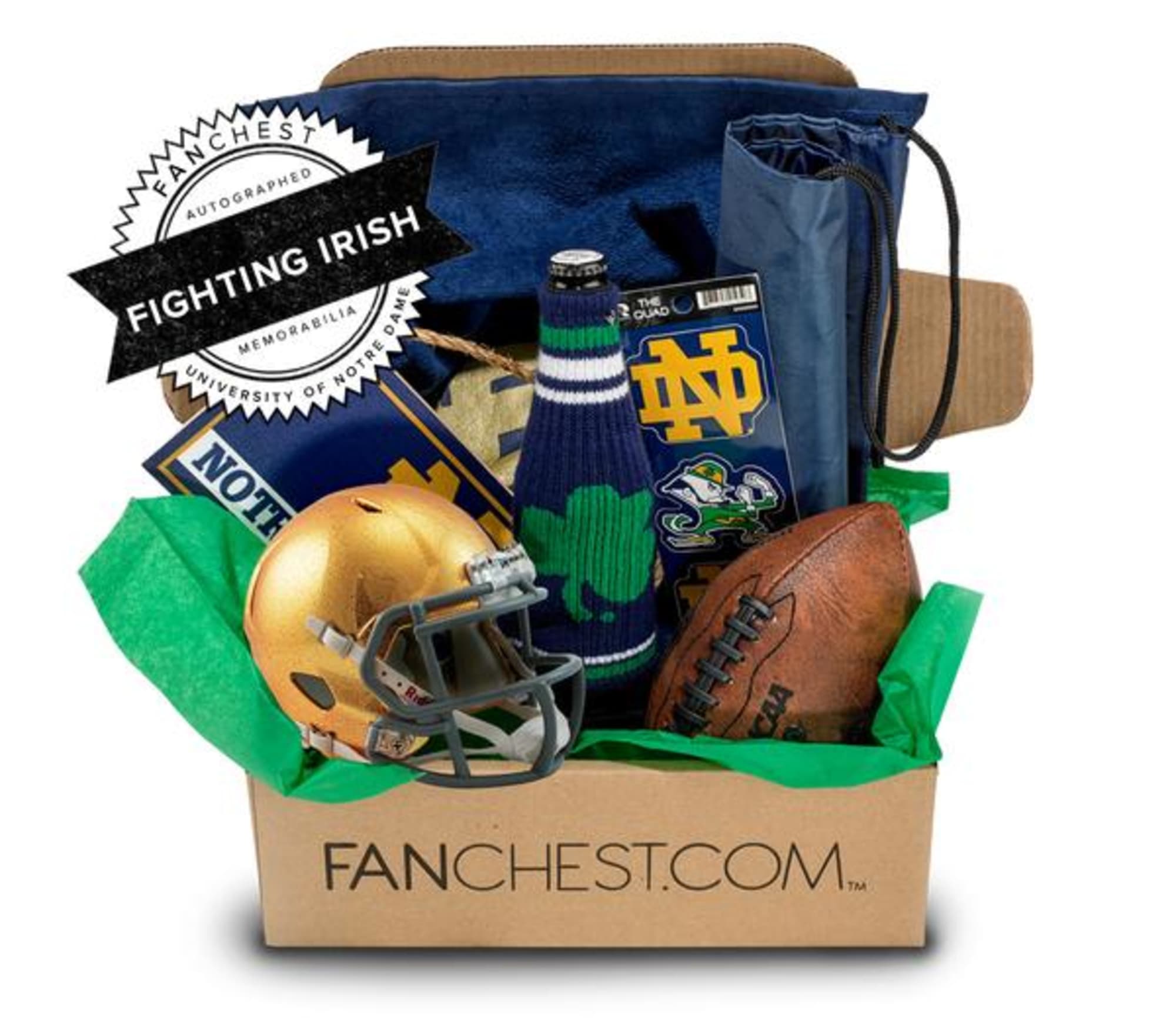 A Notre Dame Fighting Irish Fanchest is the perfect