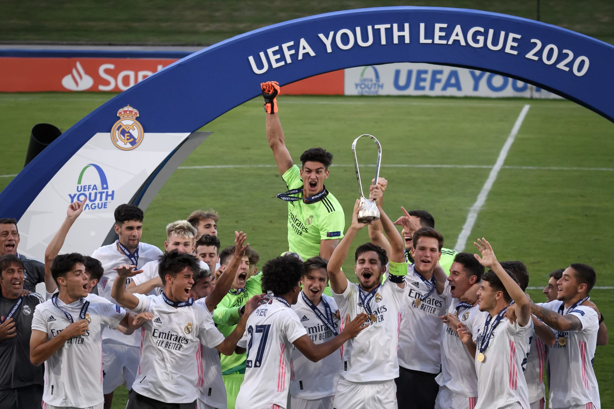 Real Madrid's U19 team has won their first UEFA Youth