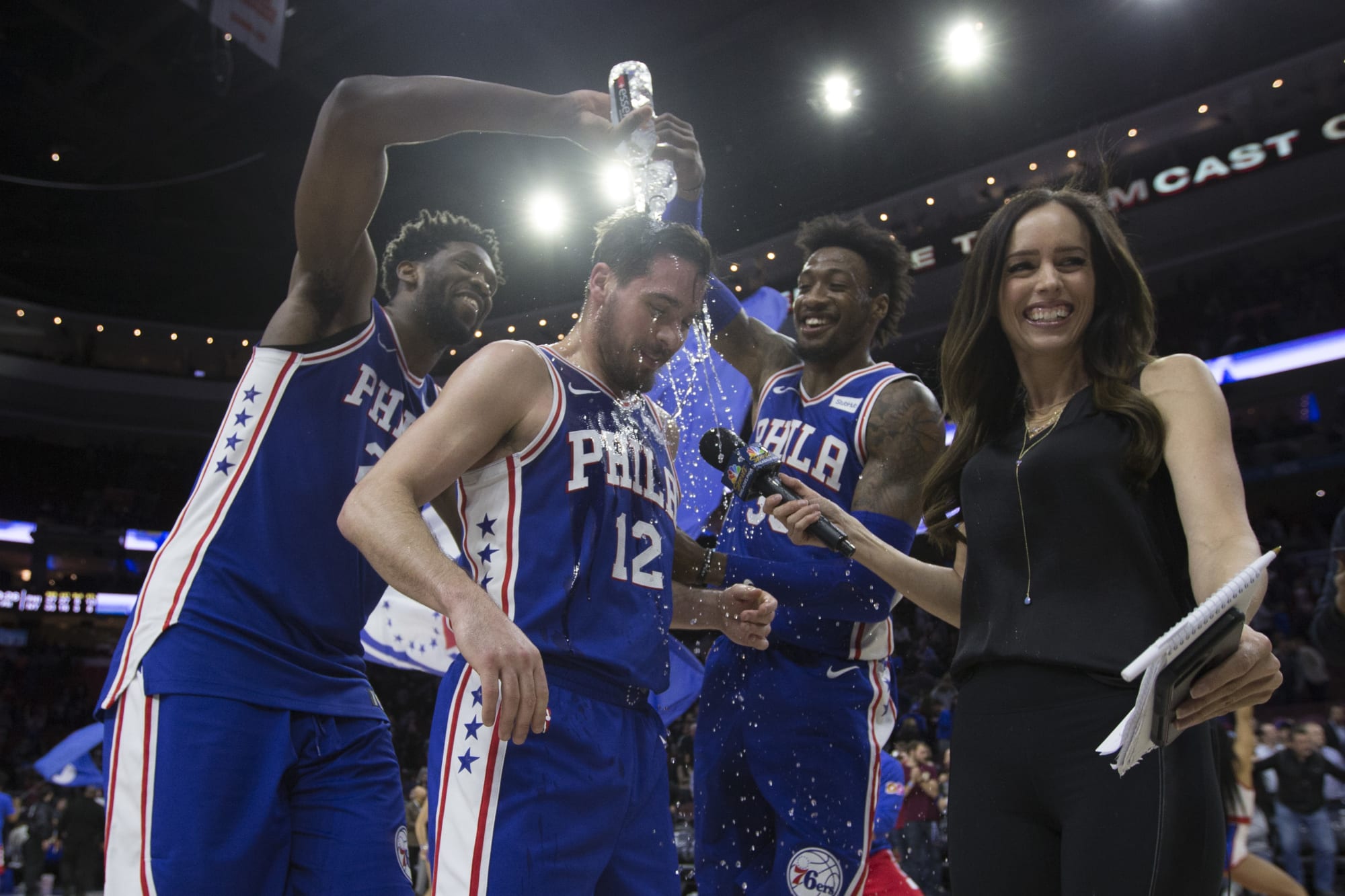Philadelphia 76ers, one more win and they're in NBA Playoffs.