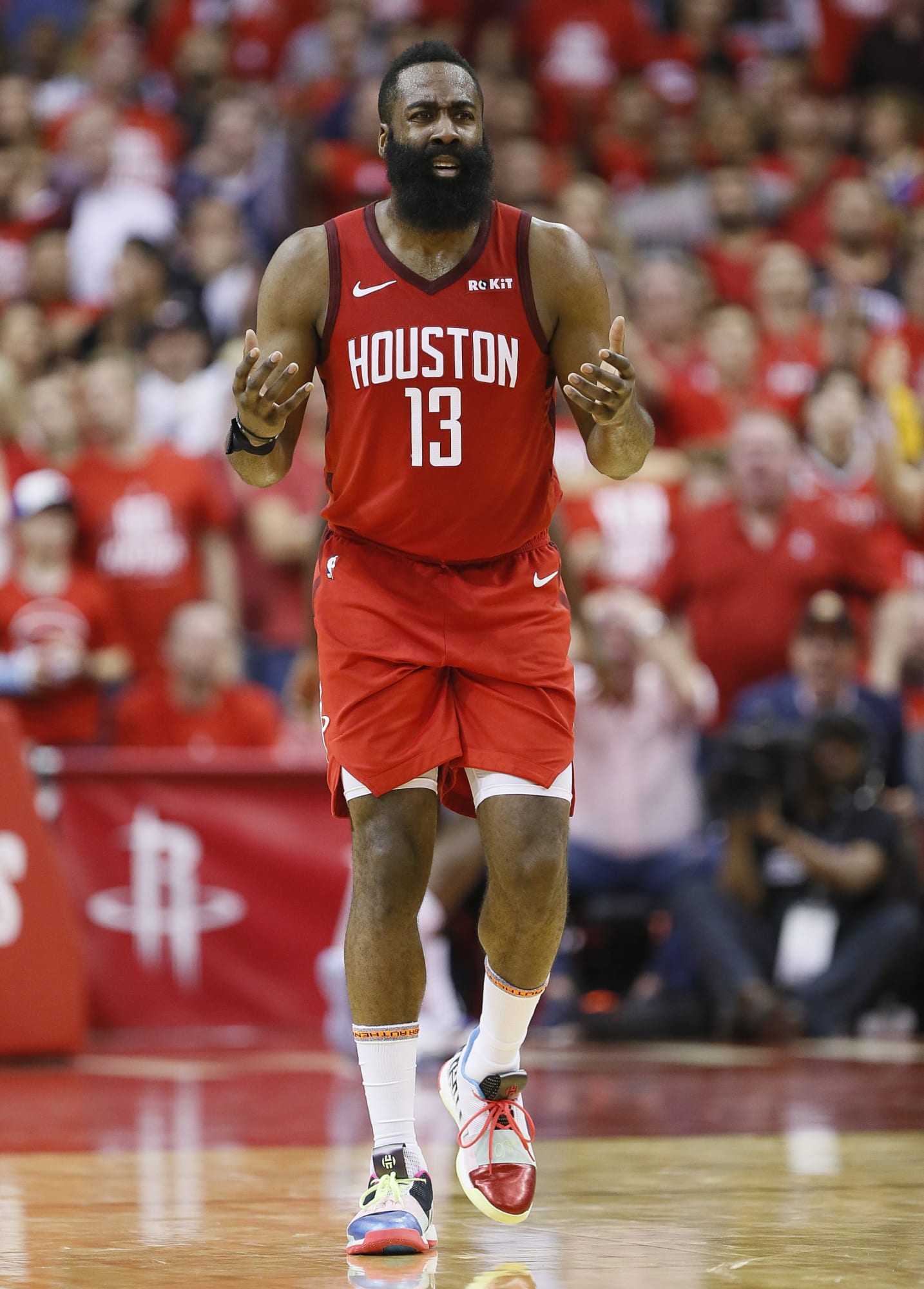 James Harden spotted rocking unreleased signature shoes