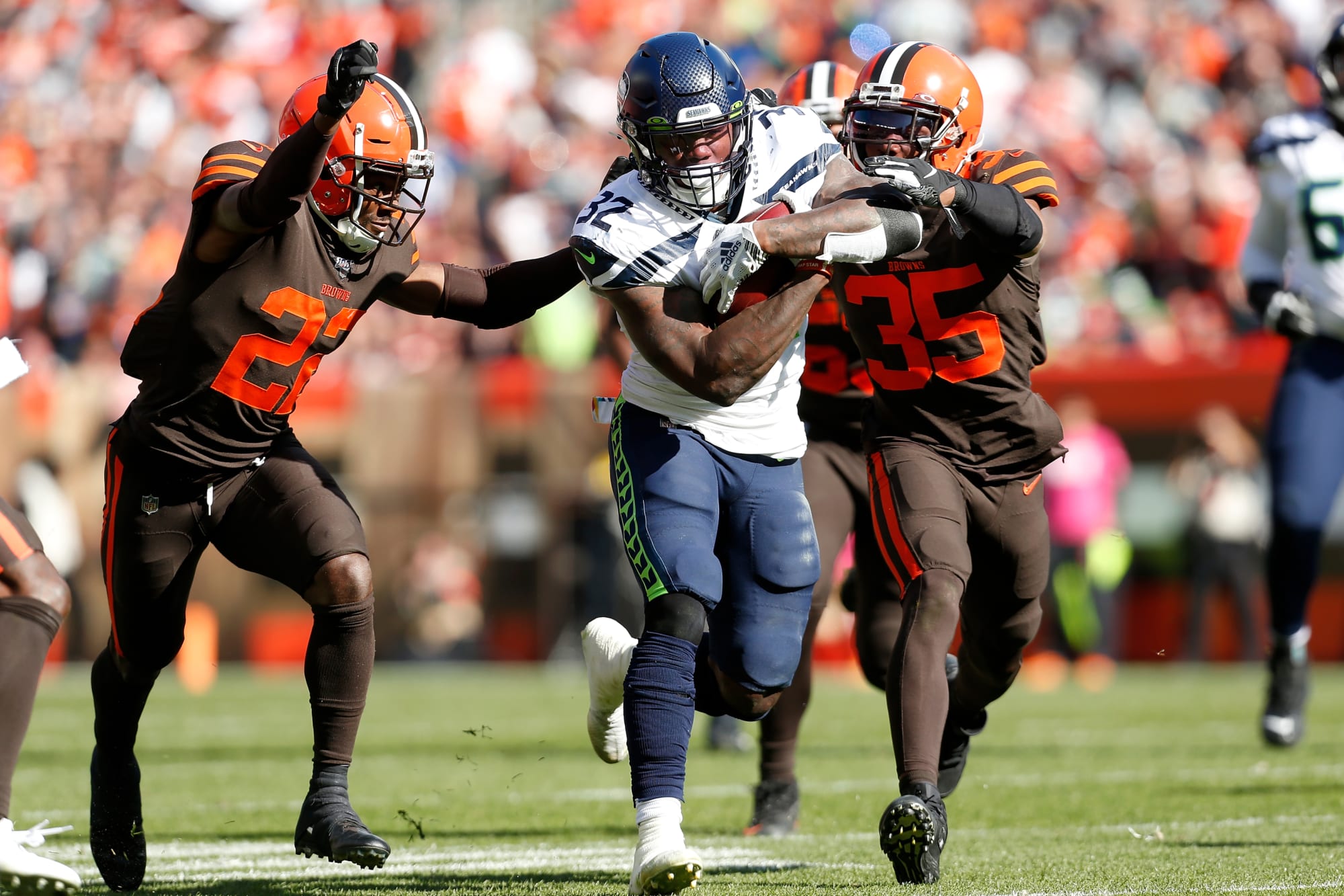 Seahawks grades on offense from victory over Browns