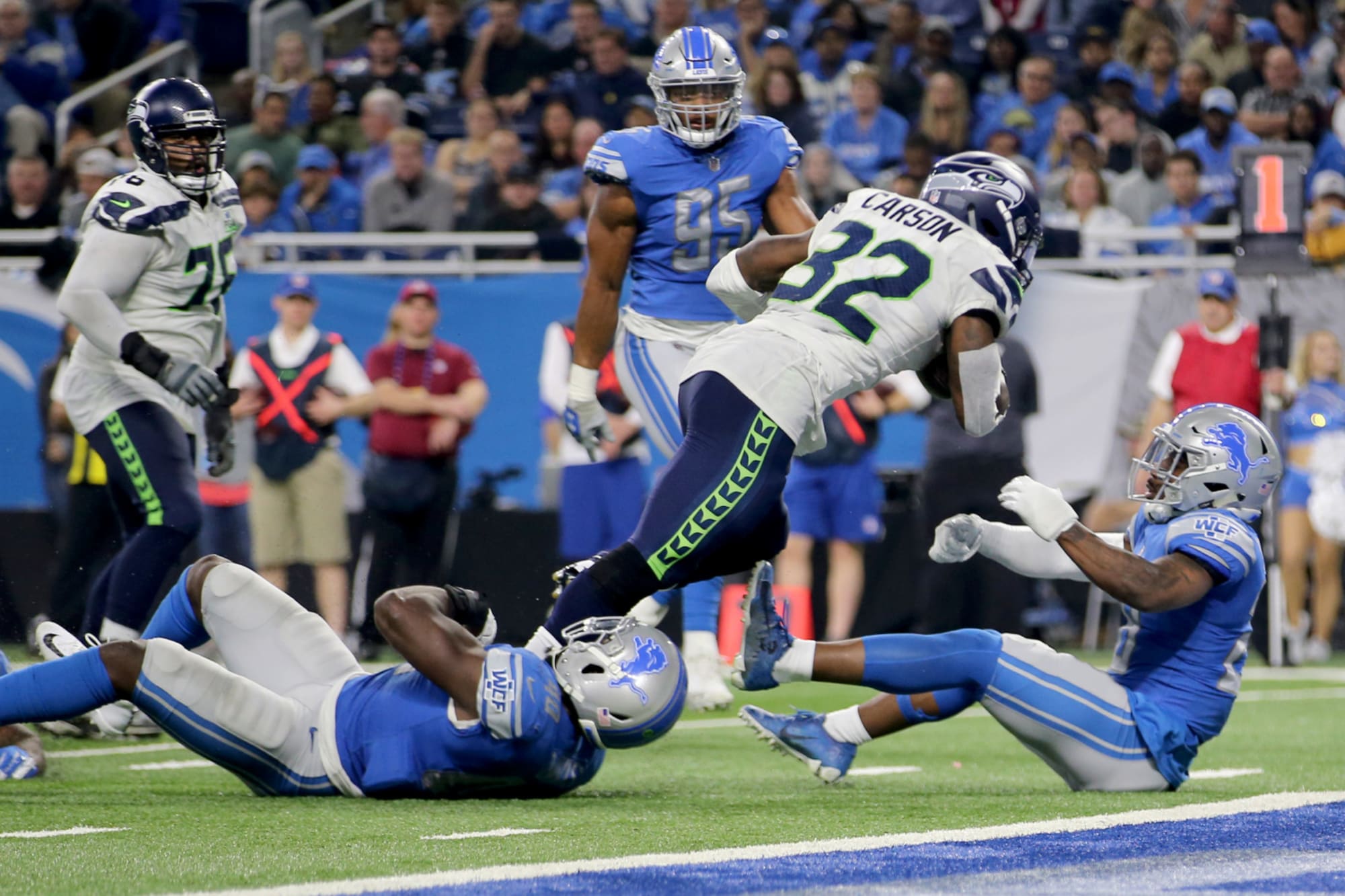 Seahawks defeat Lions with dominating offensive performance