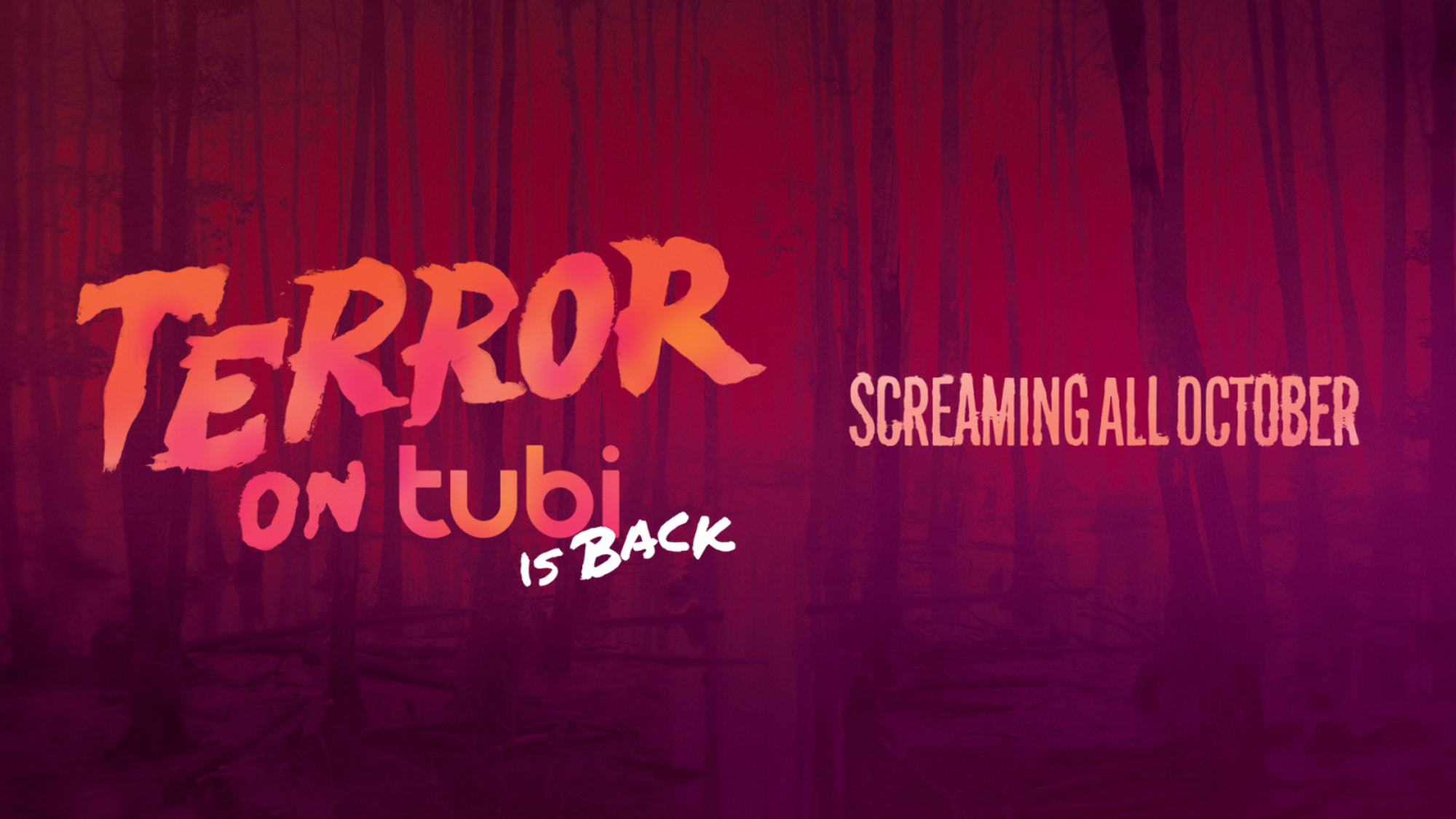 Something to look forward to Terror on Tubi returns in October