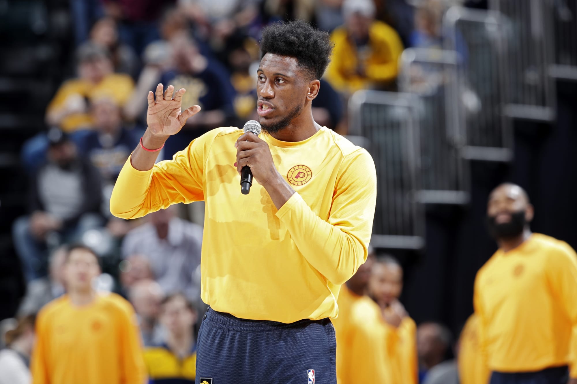 Who will take over as the veteran leader for the Indiana Pacers?