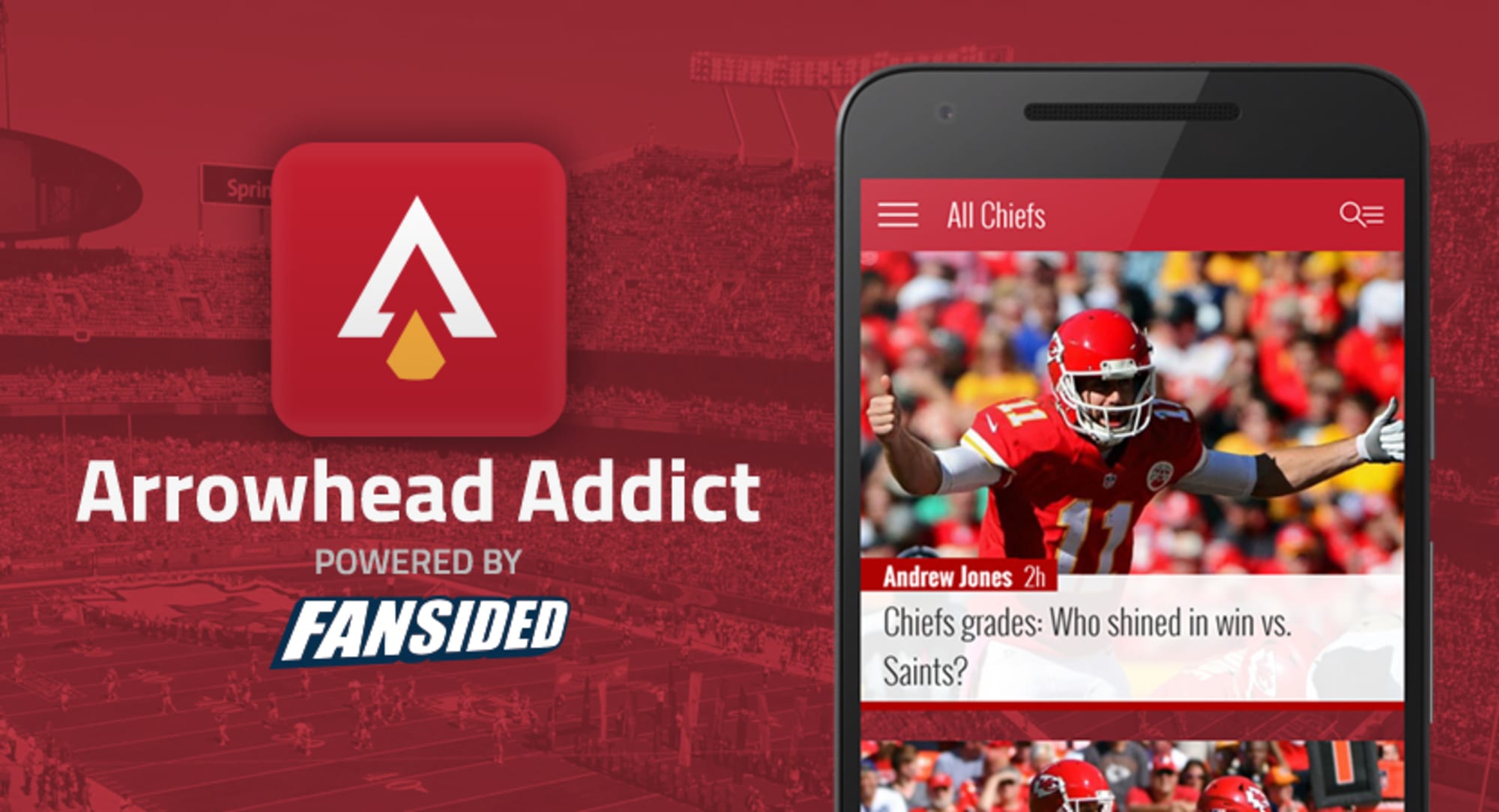 Arrowhead Addict Launches Kansas City Chiefs App For iOS and Android