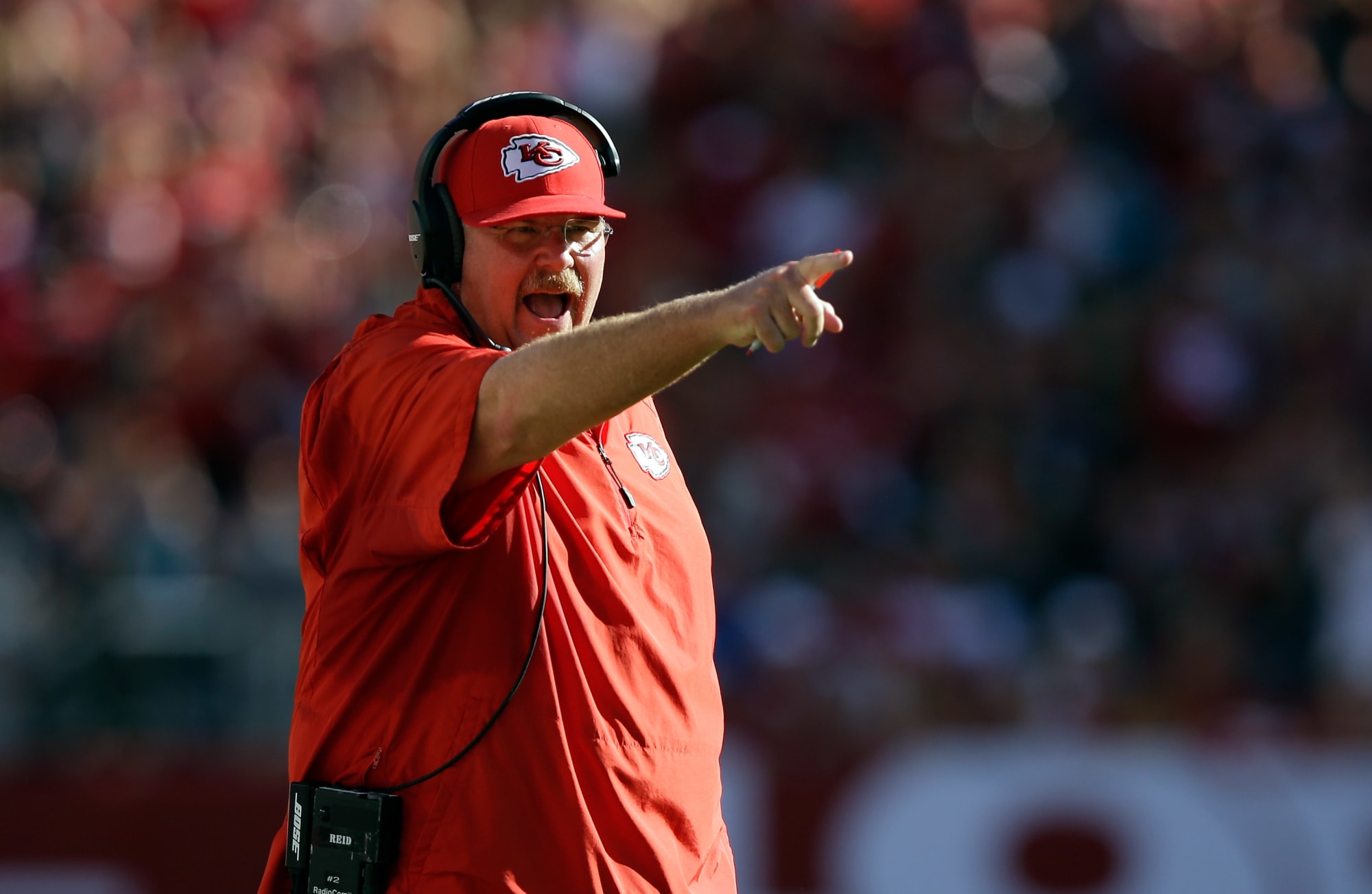 Where does Andy Reid rank among active NFL coaches?