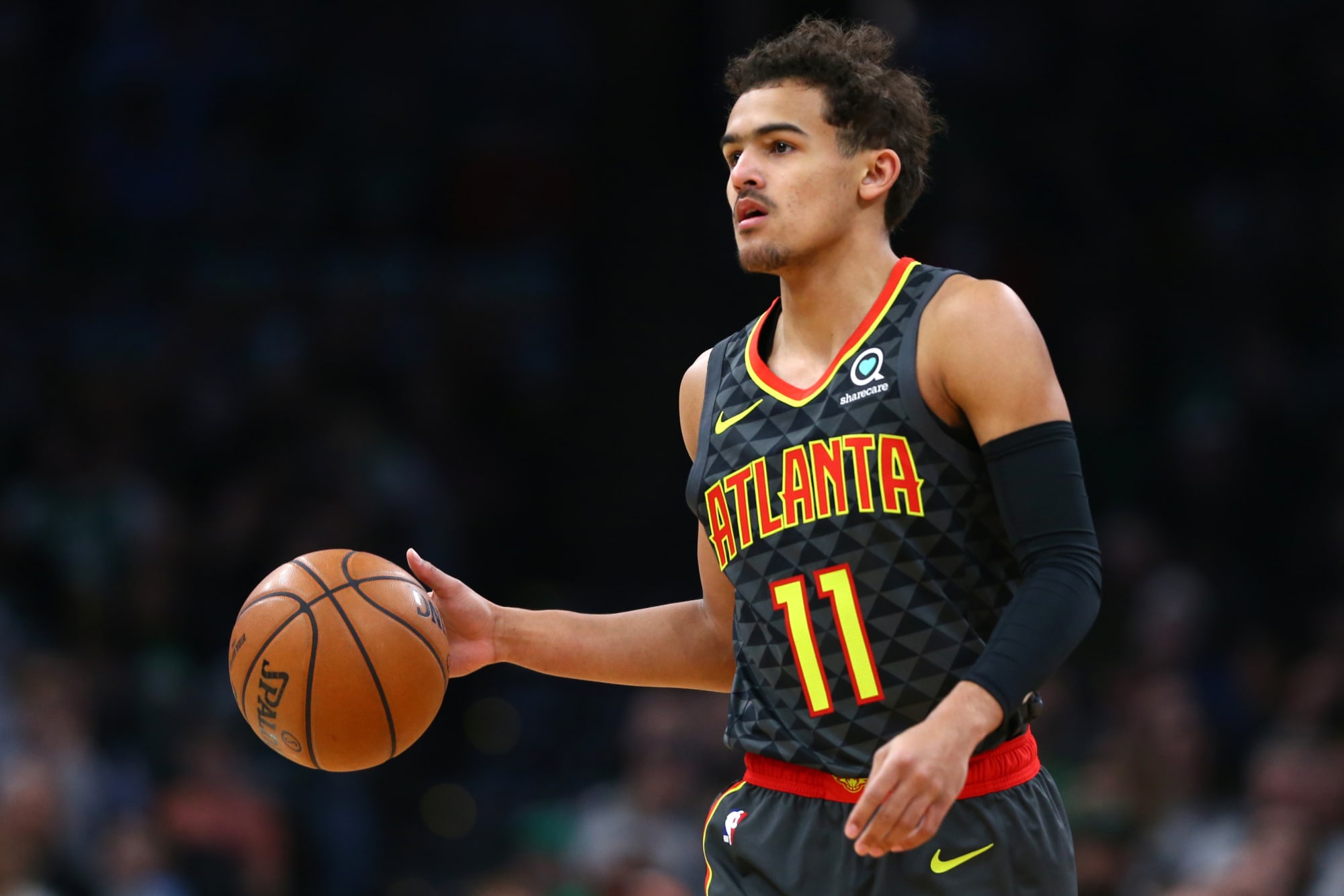 trae young stats vs hawks