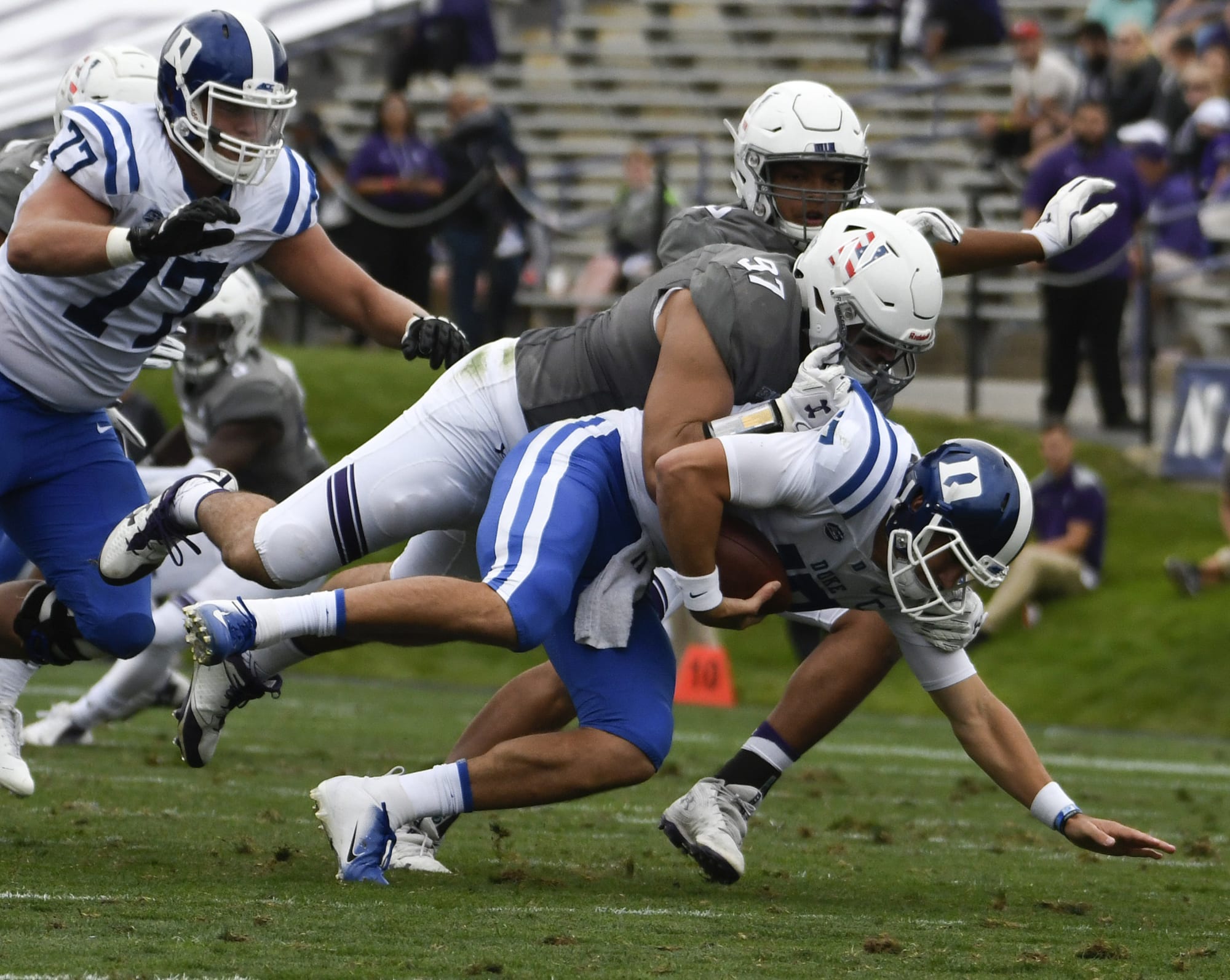 Duke Football fifthstraight win comes at a cost for the Blue Devils