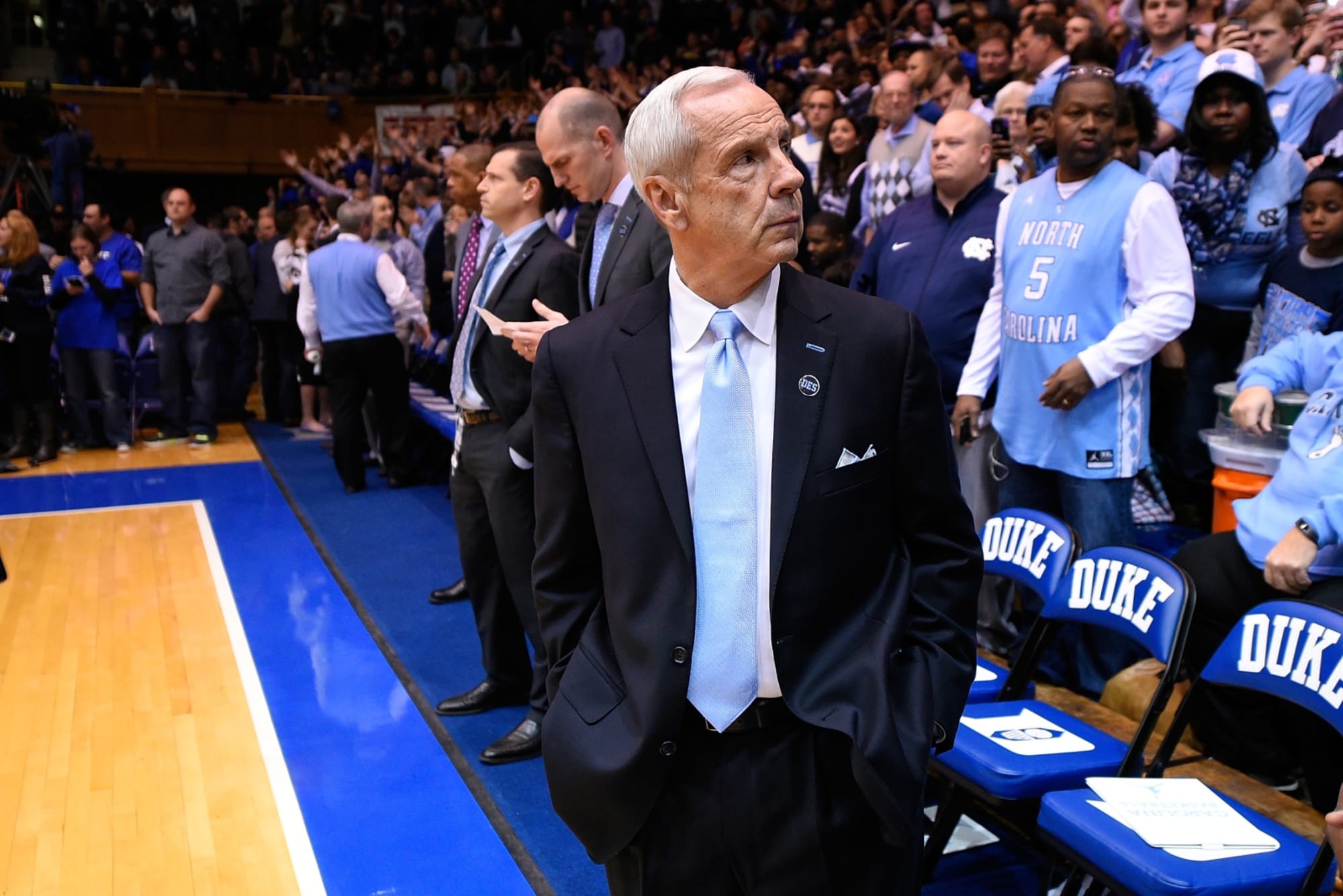 Duke basketball swooping in late for five-star UNC target?