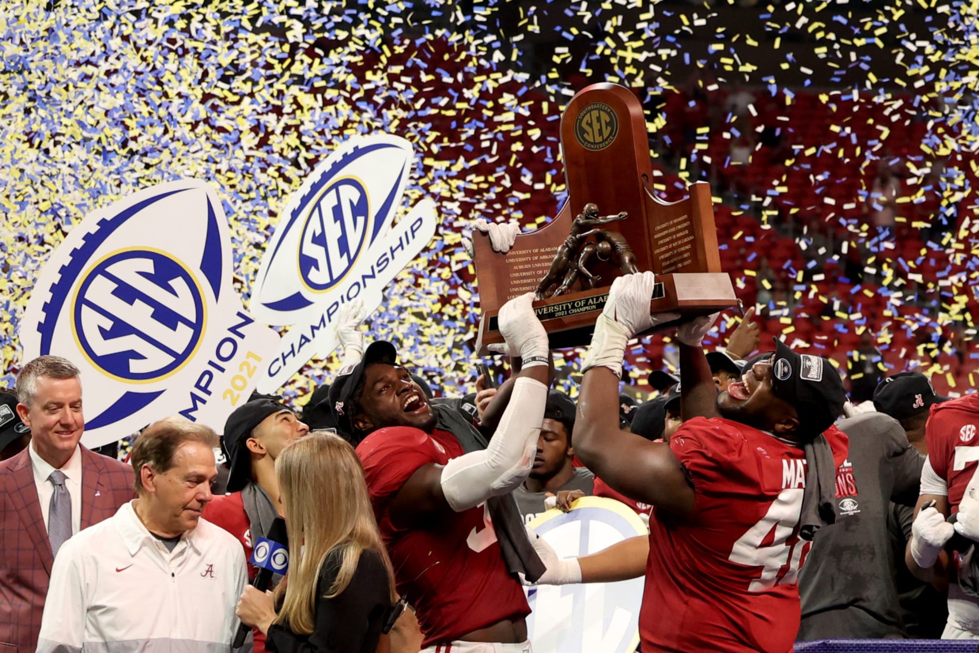 Alabama Football Crimson Tide wins an SEC Championship for the ages