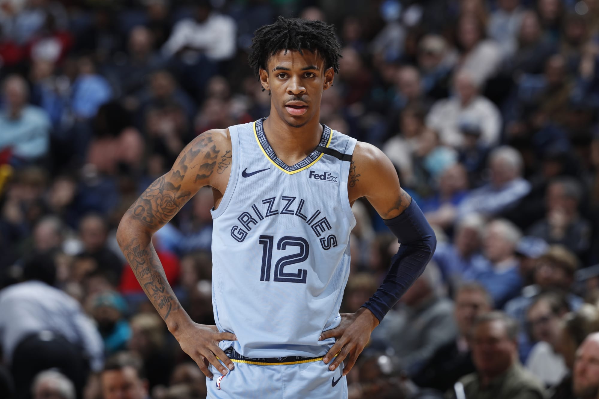 Ja Morant's Iconic Blue Hair: A Look Back at His Best Styles - wide 4