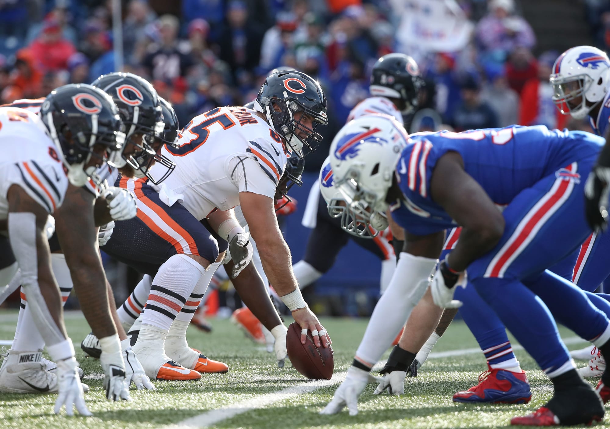 Chicago Bears Podcast Previewing the offensive line