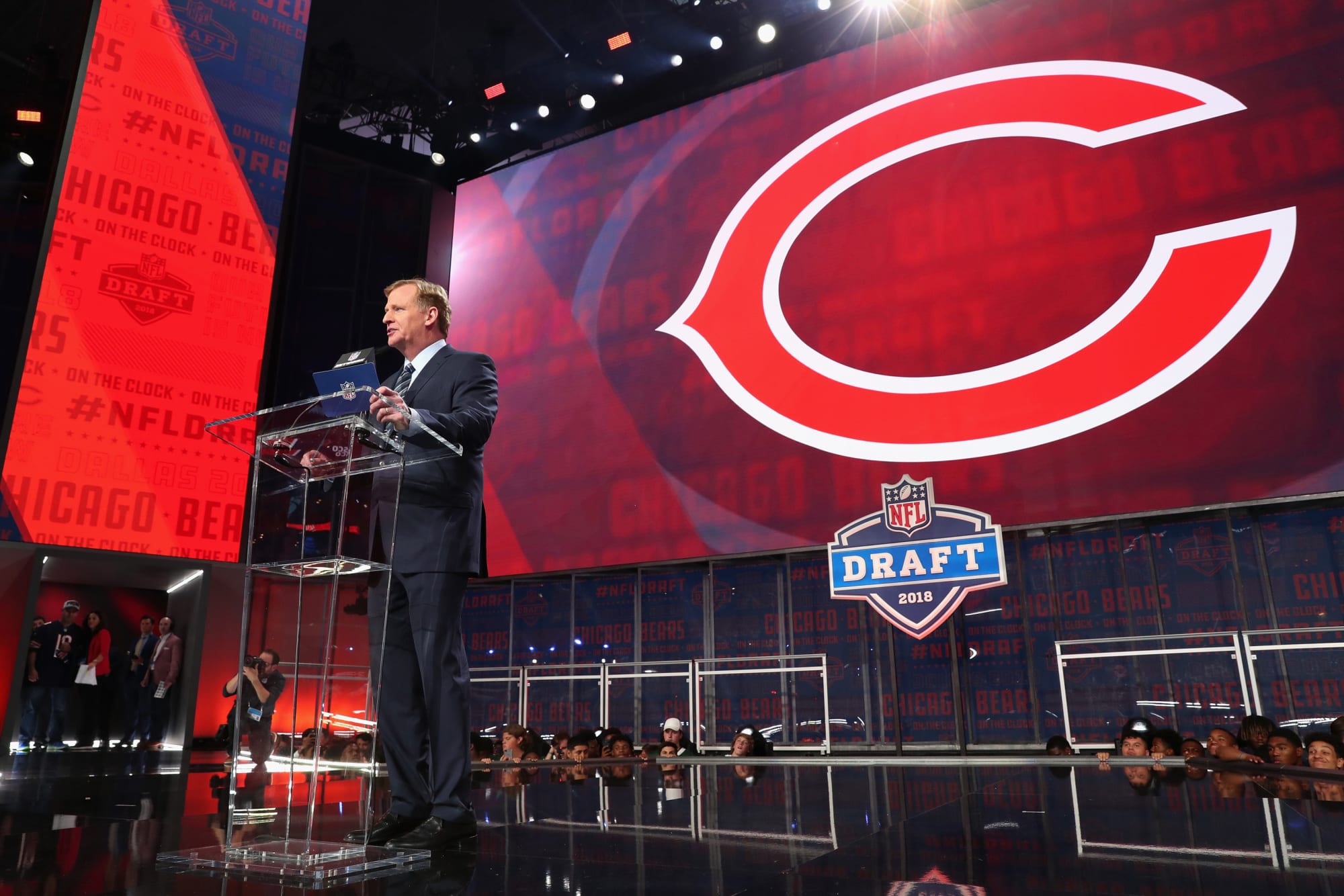The Chicago Bears trade down multiple times in this 2023 NFL Mock Draft