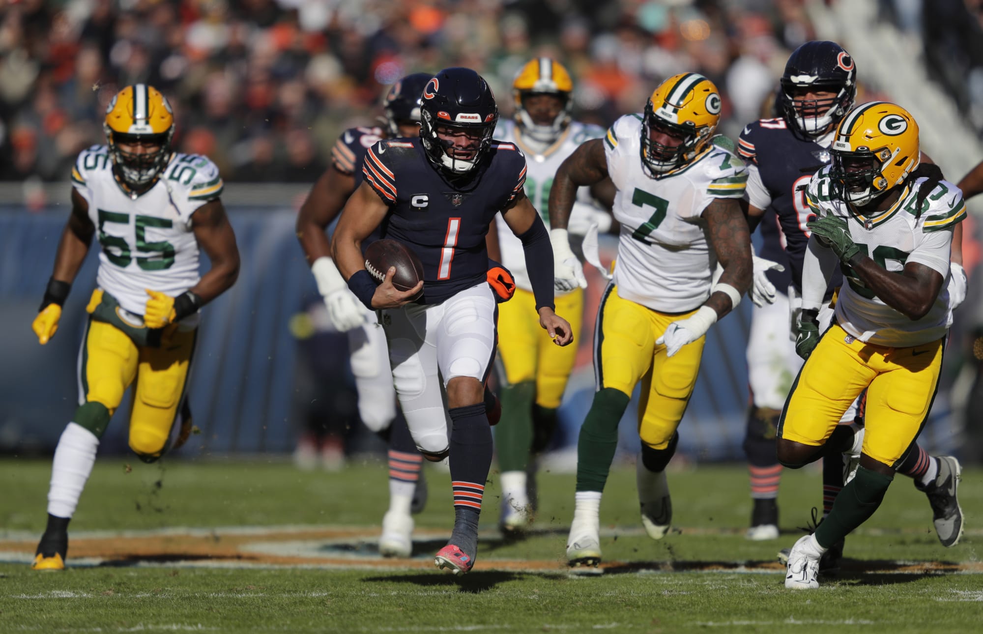 Chicago Bears vs Eagles features league's best rushing offenses