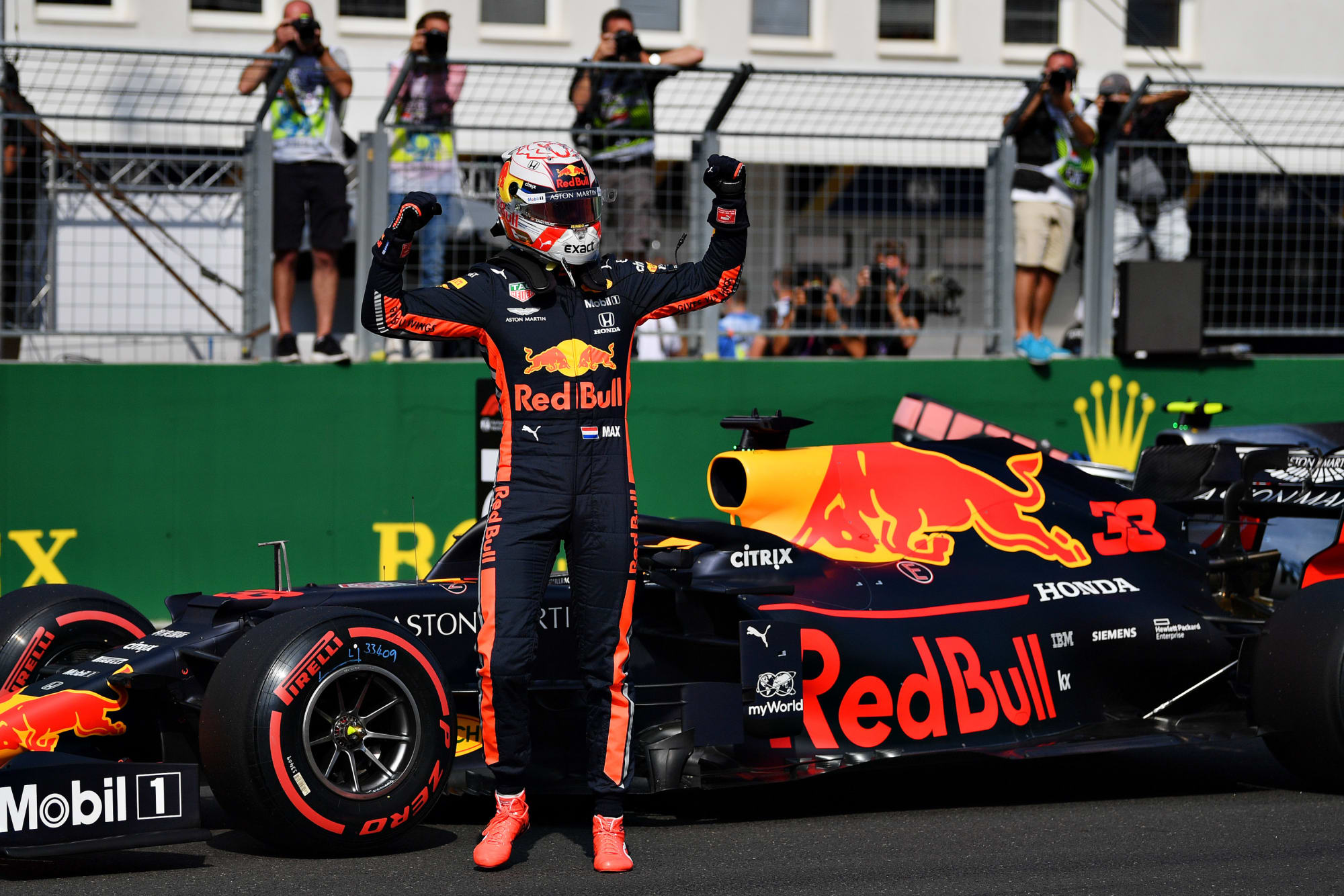 Formula 1 Max Verstappen Takes First Career Pole For 2019 Hungarian