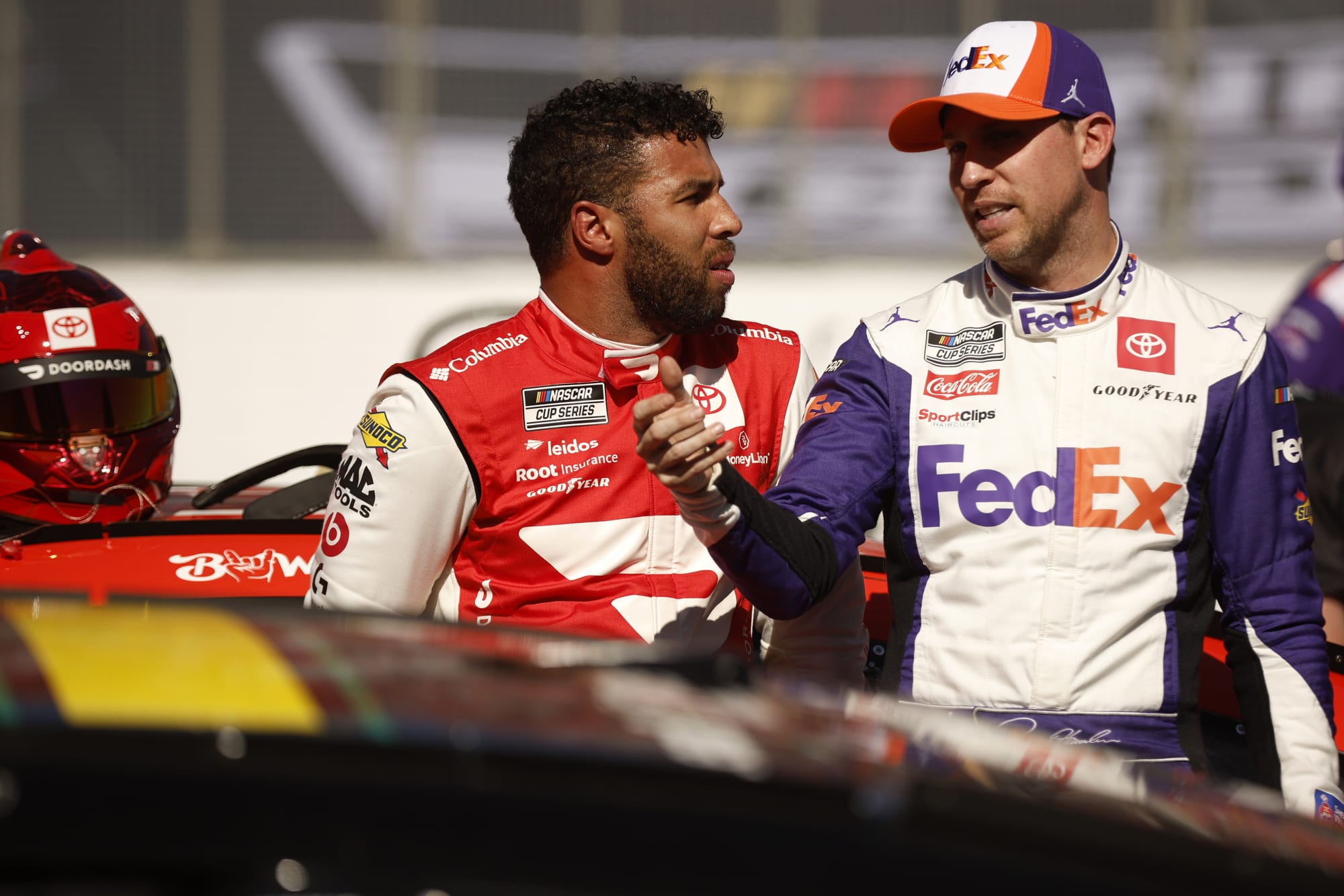 NASCAR: Does Denny Hamlin race his own drivers differently?