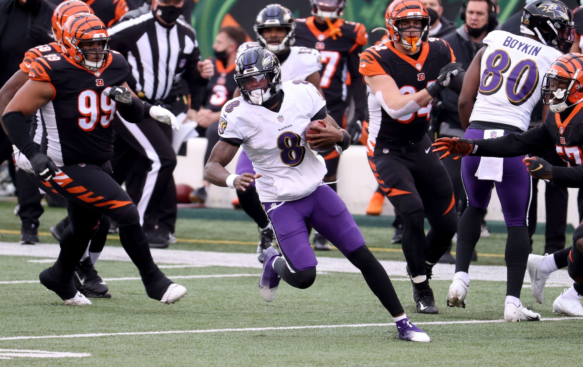 Lamar Jackson breaks another quarterback rushing record