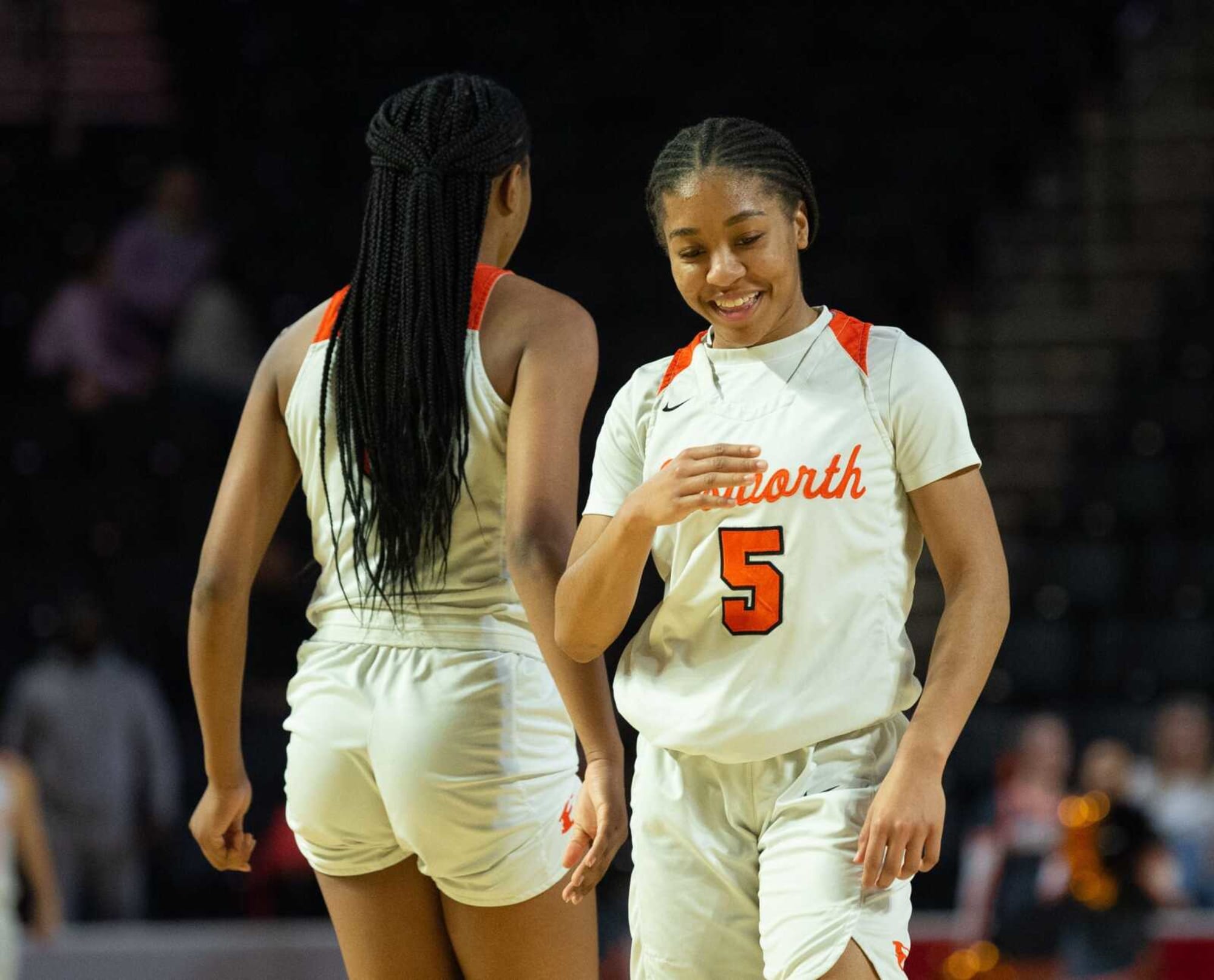 Kennedy Cambridge was on campus visiting Louisville women’s basketball