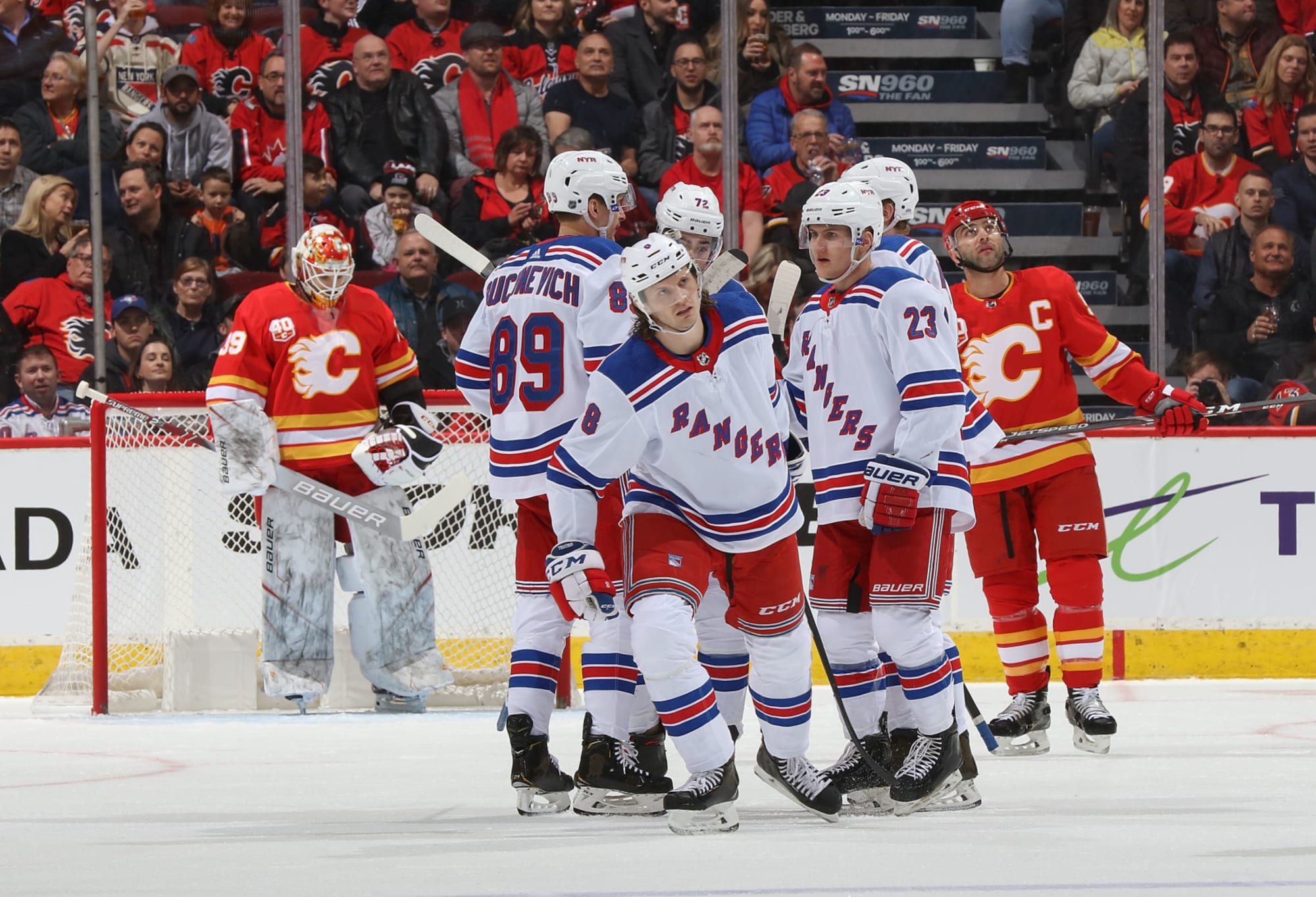 New York Rangers vs Calgary Flames Defensive breakdowns in 43 loss