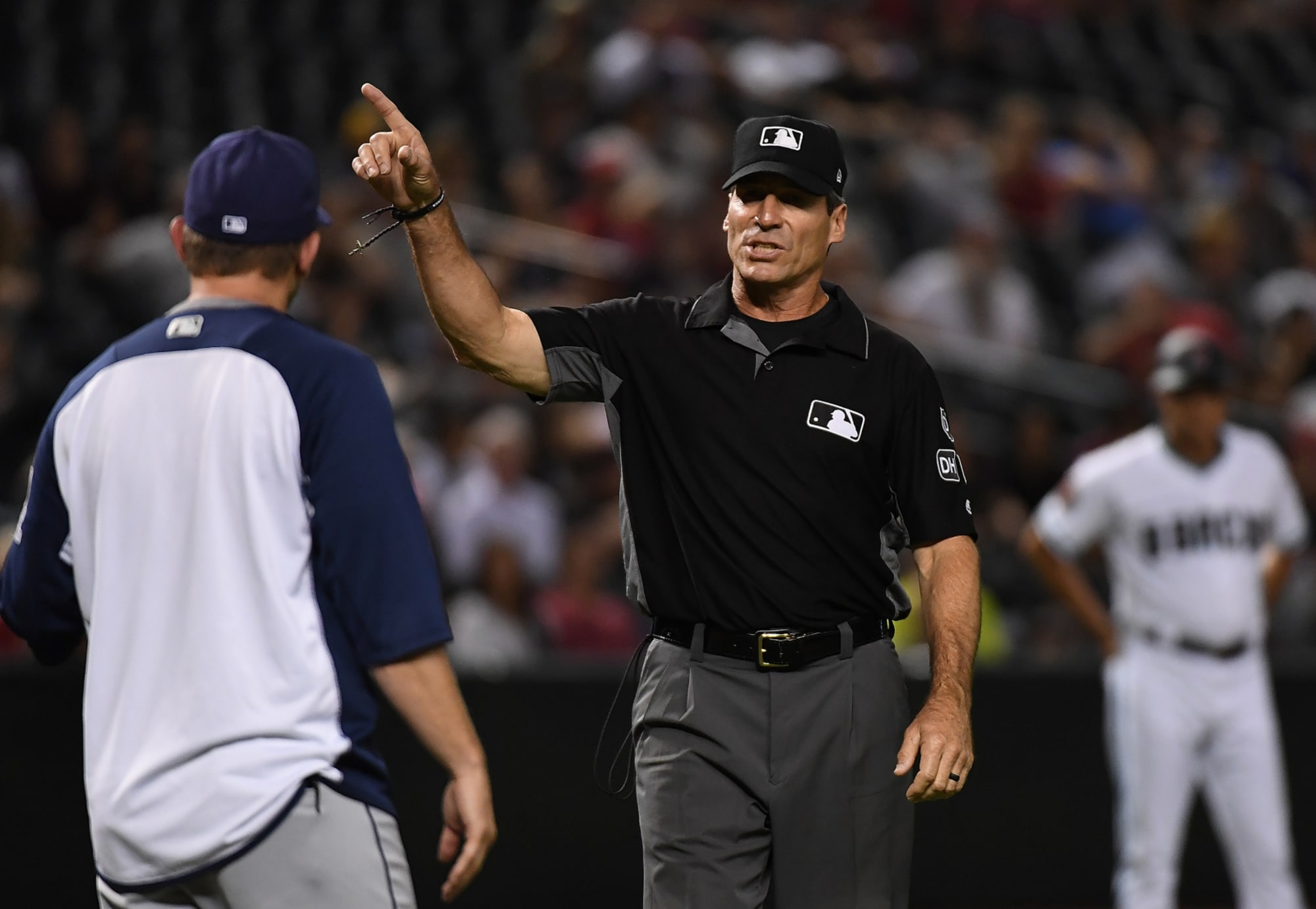 MLB Umpire Angel Hernandez takes spring training game too far