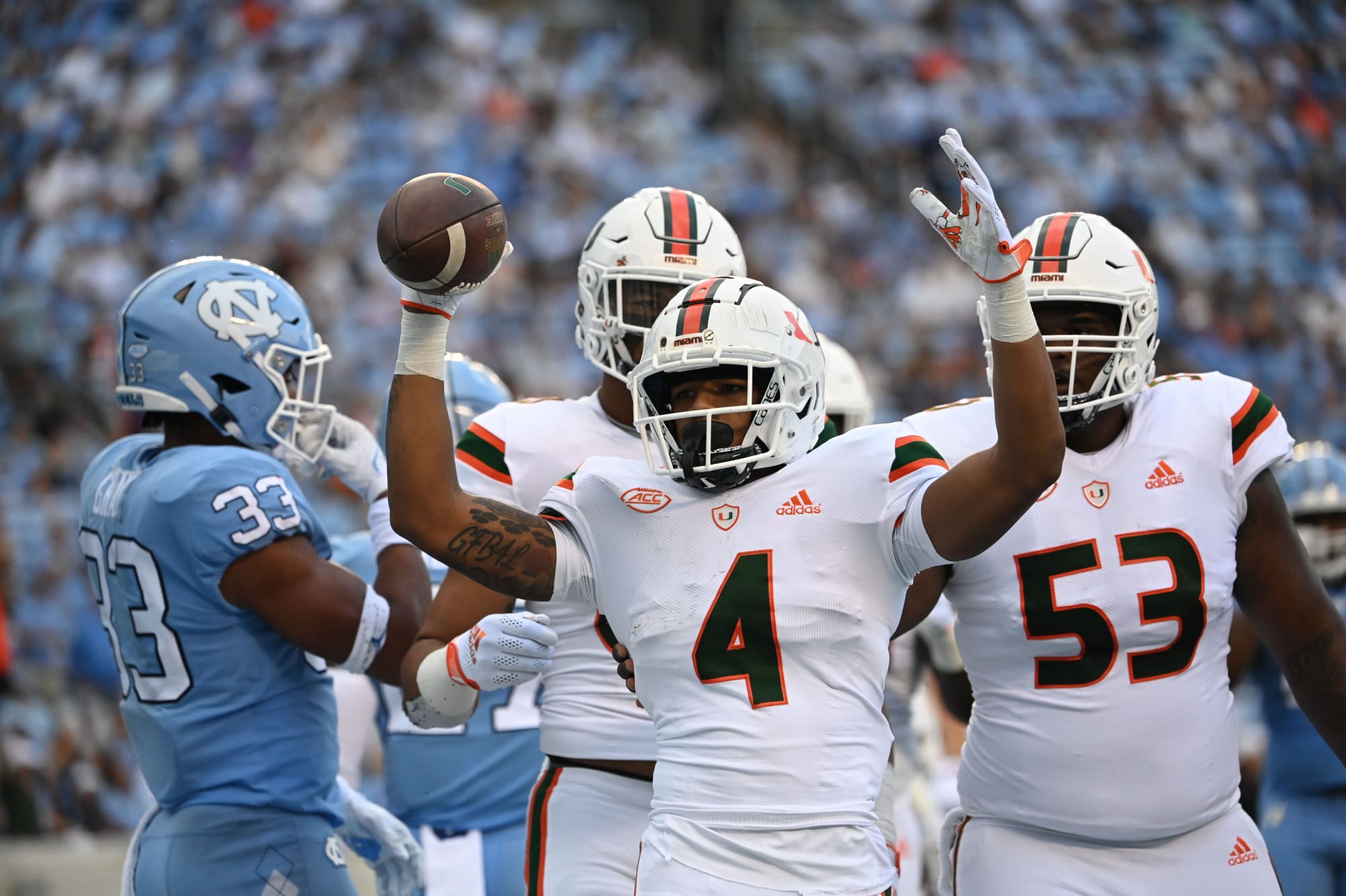Miami football depth chart has several changes for North Carolina State