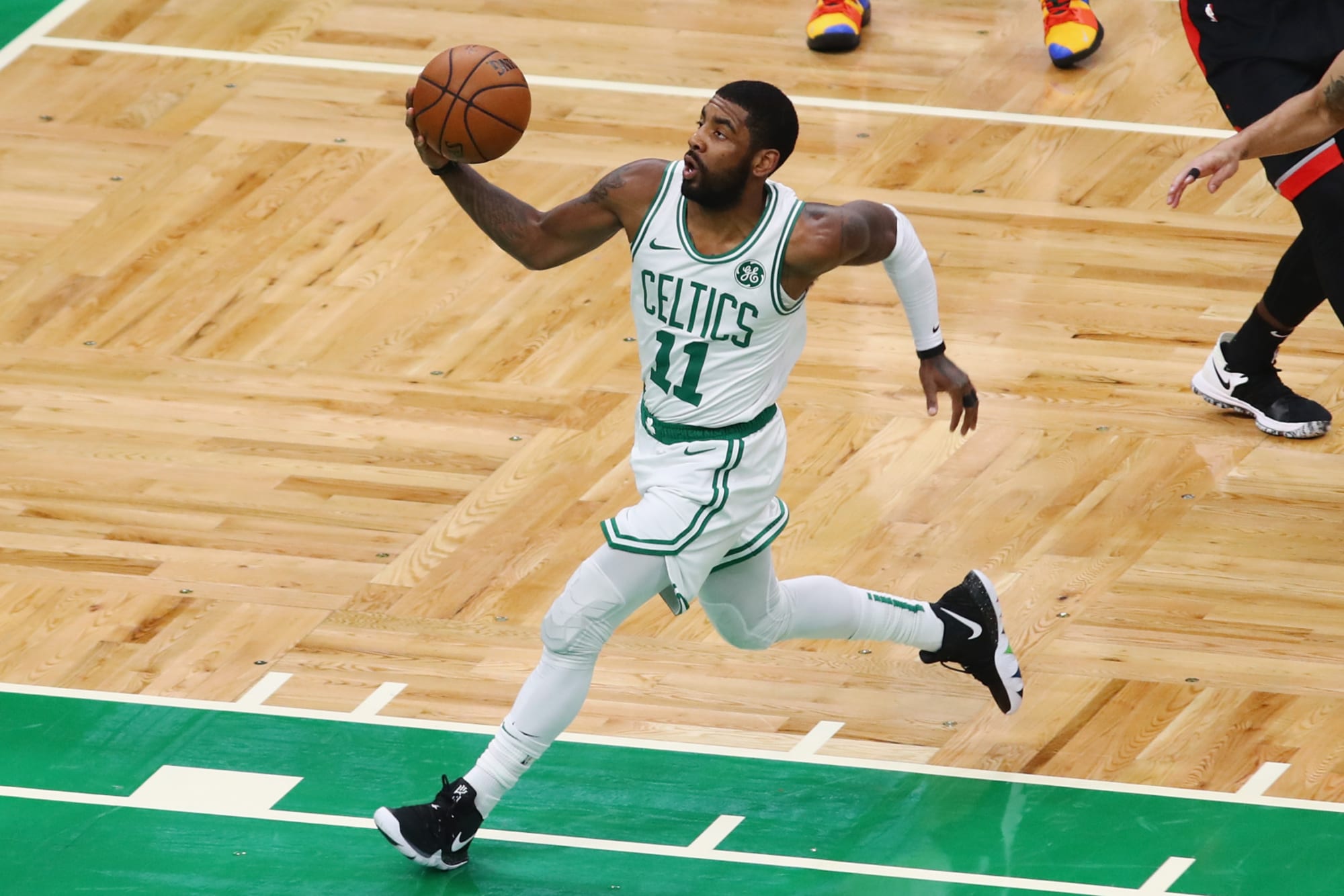 Boston Celtics Kyrie Irving continues to carry team