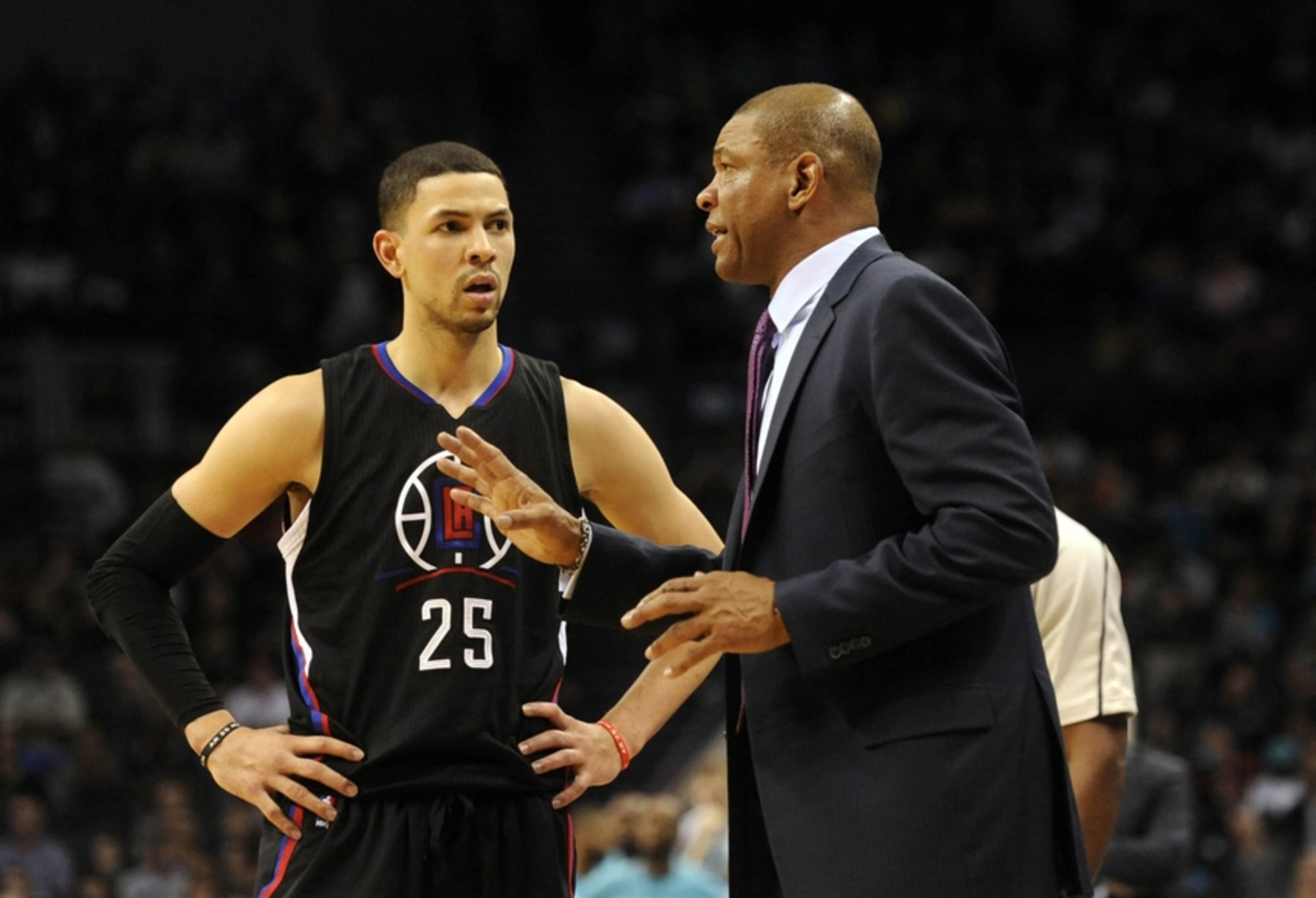 9026226 Austin Rivers Doc Rivers Nba Los Angeles Clippers Charlotte Hornets 