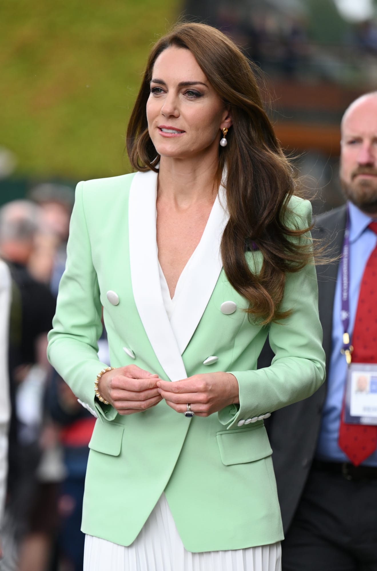 Kate Middleton's Mint Green Blazer Steals the Show at Wimbledon