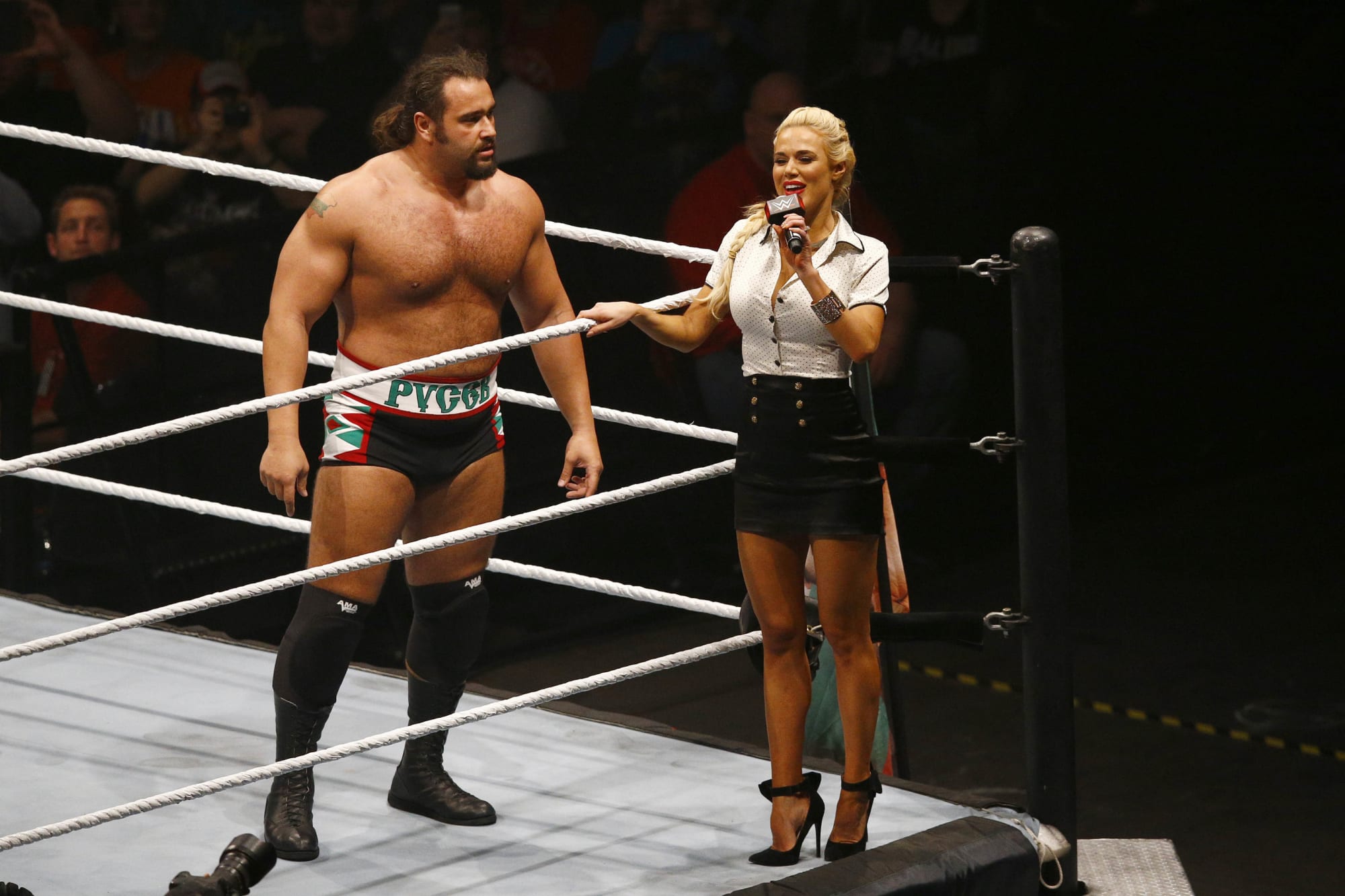 WWE Rusev and Lana work better together than ap pic